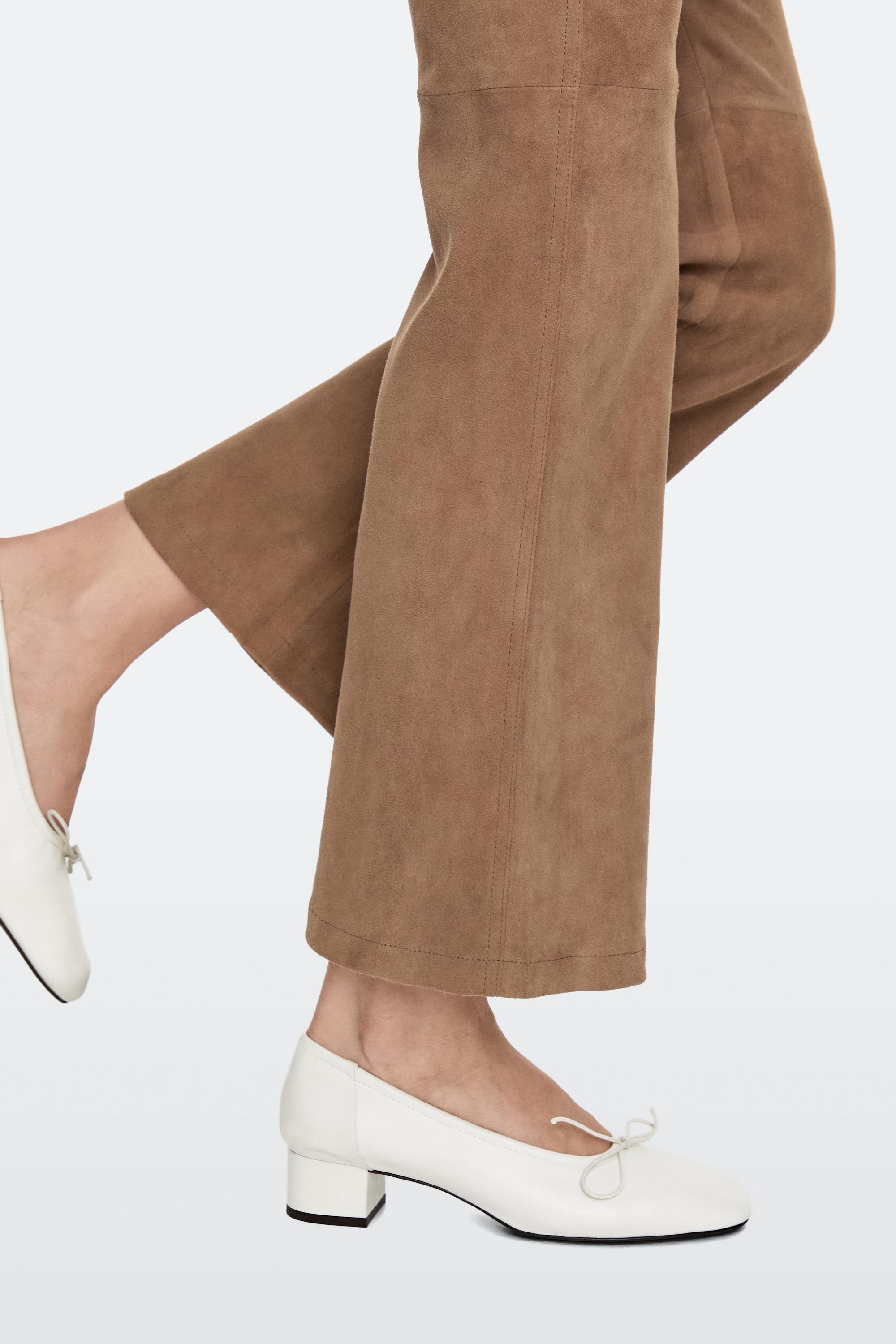 High-heel ballerinas — WHITE