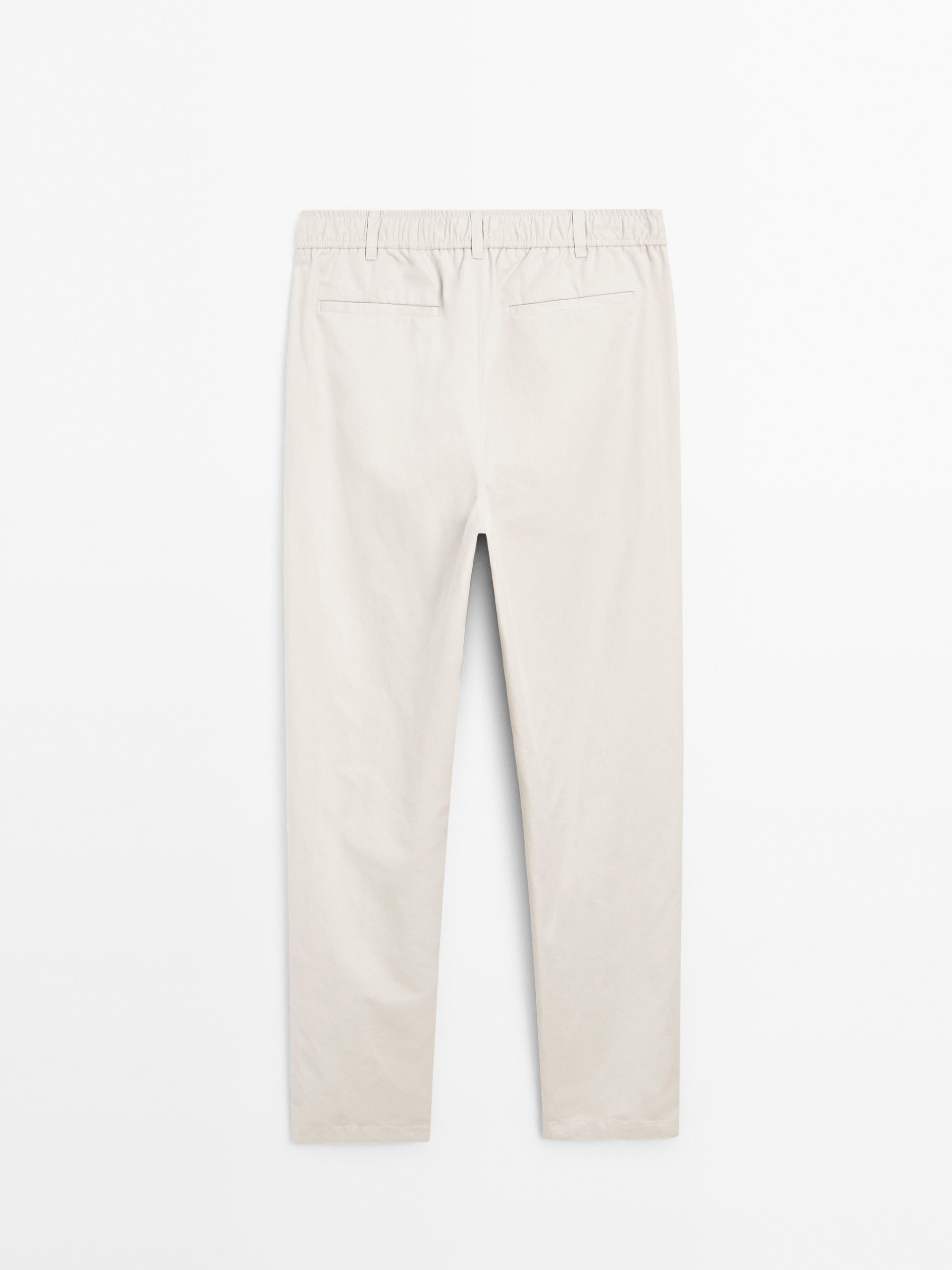Pantalón jogger mezcla algodón