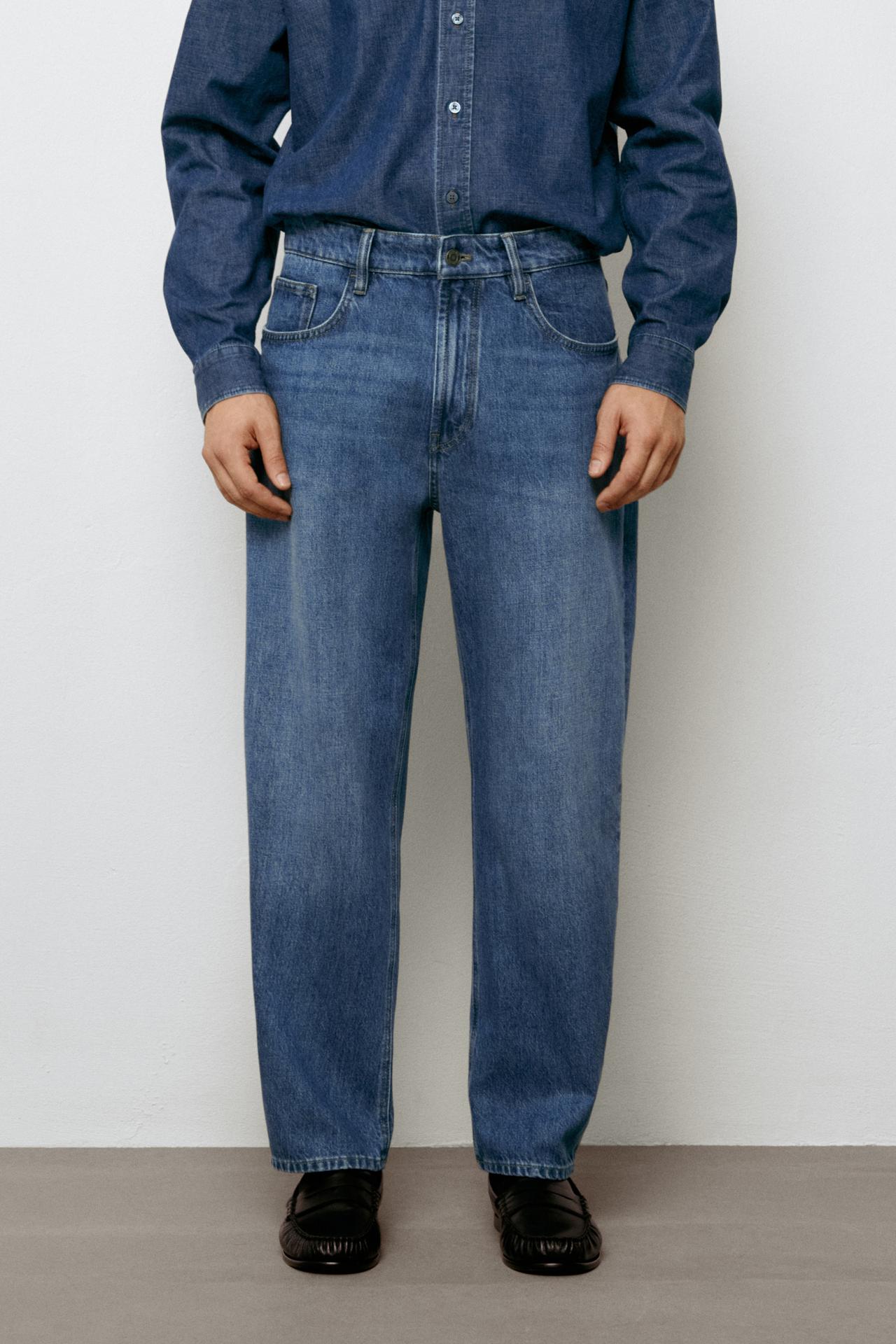 Barrel fit jeans — BLUE