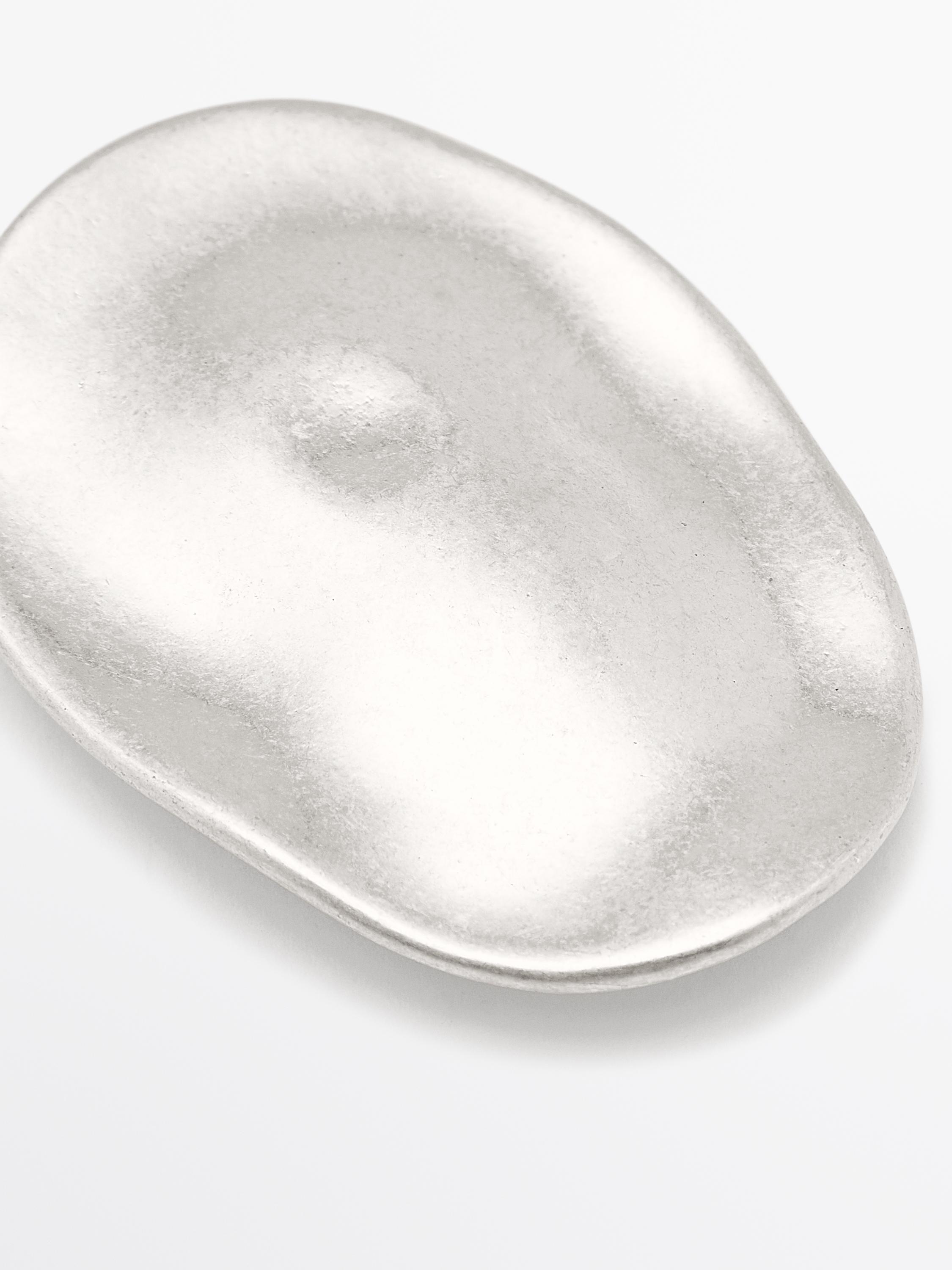 ★ Massimo Dutti★ Reeves Brooch 04616603808 Leaf brooch · Silver · Accessories | Massimo Dutti