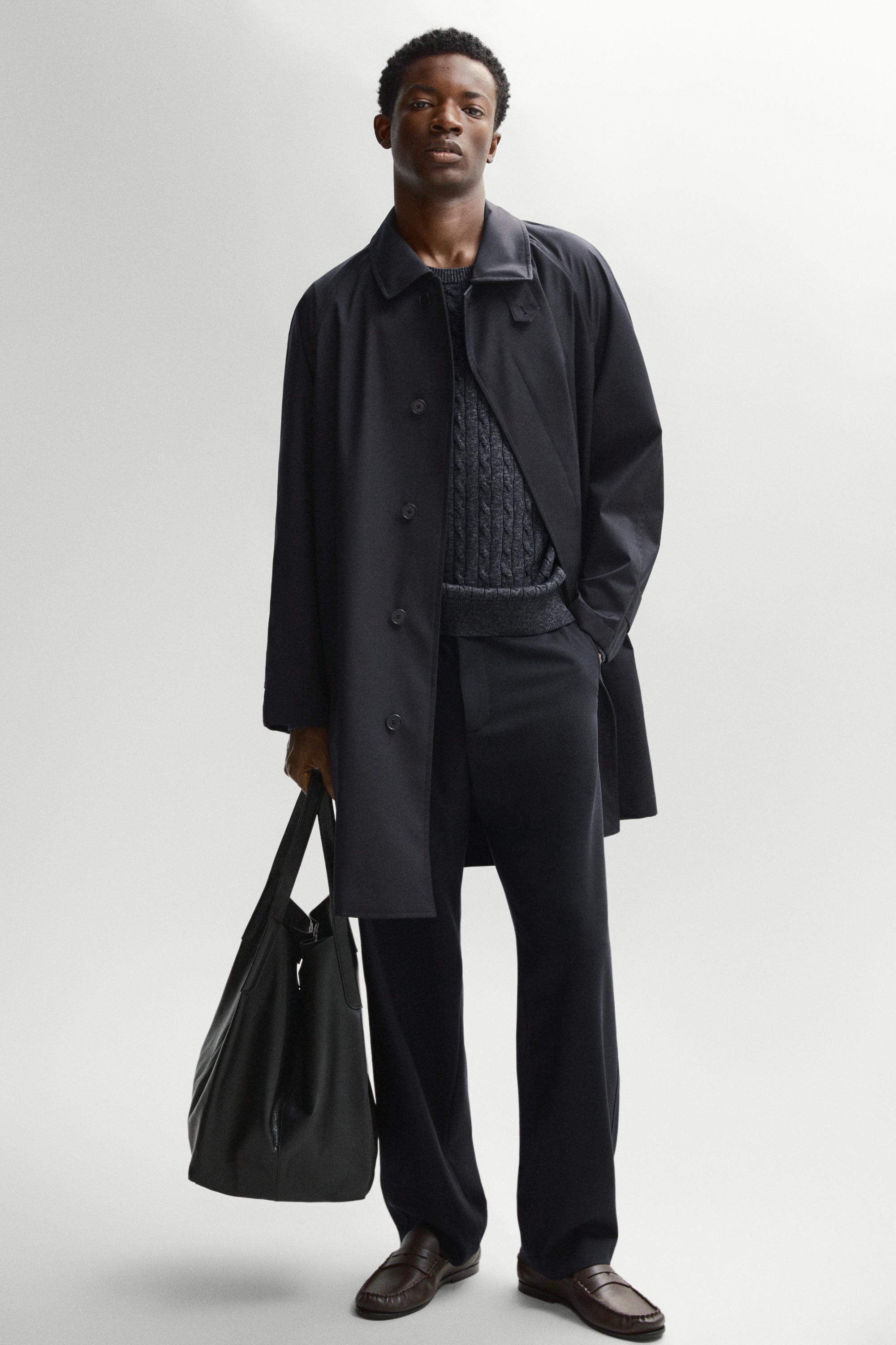 100% Wool Trench Coat