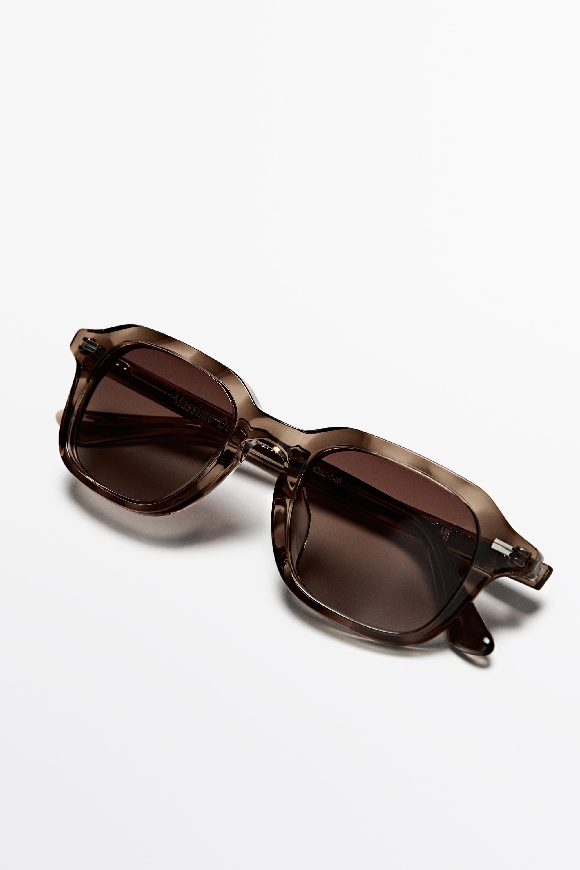 Square sunglasses — SAND BROWN