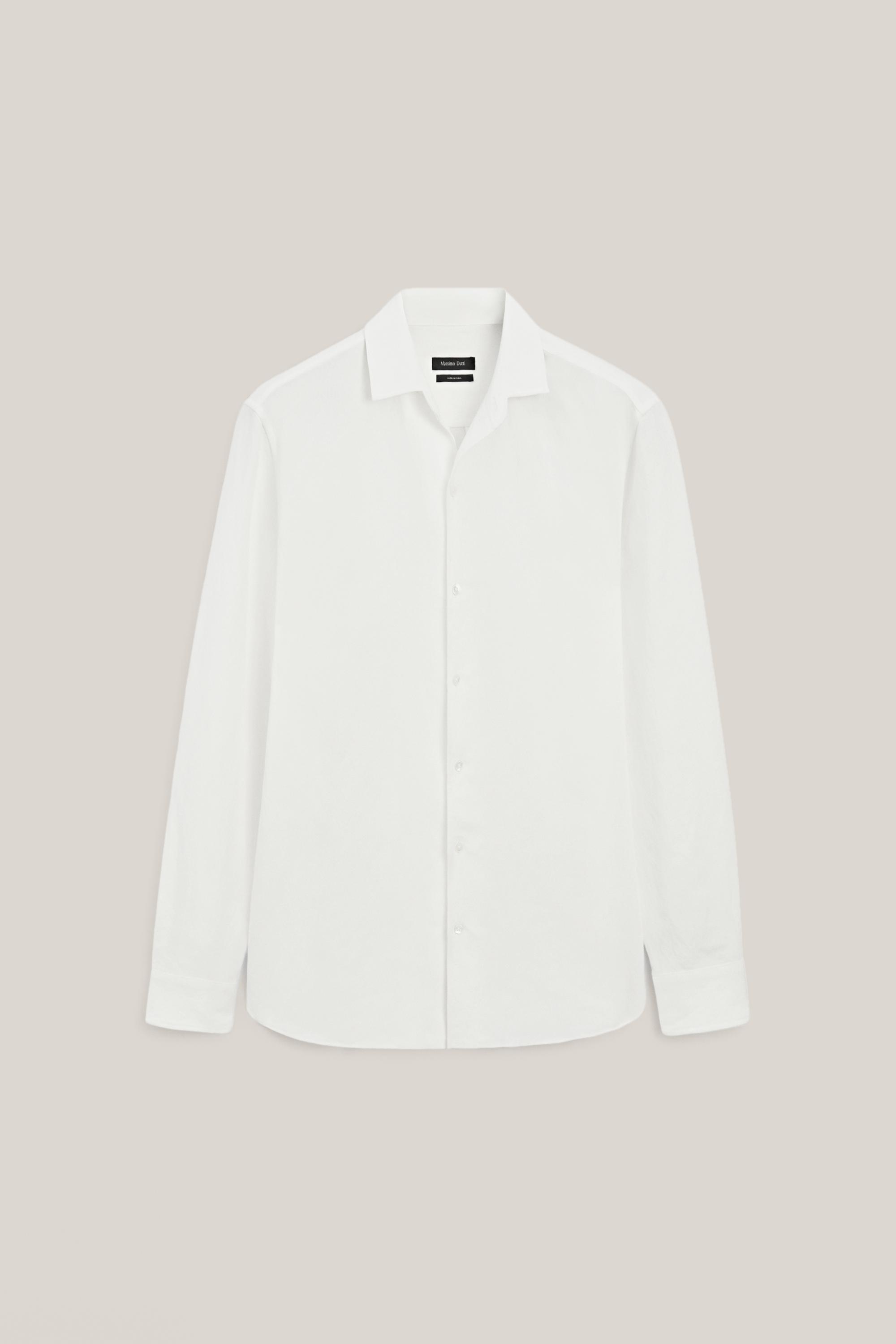 Linen blend shirt - LIMITED EDITION — WHITE