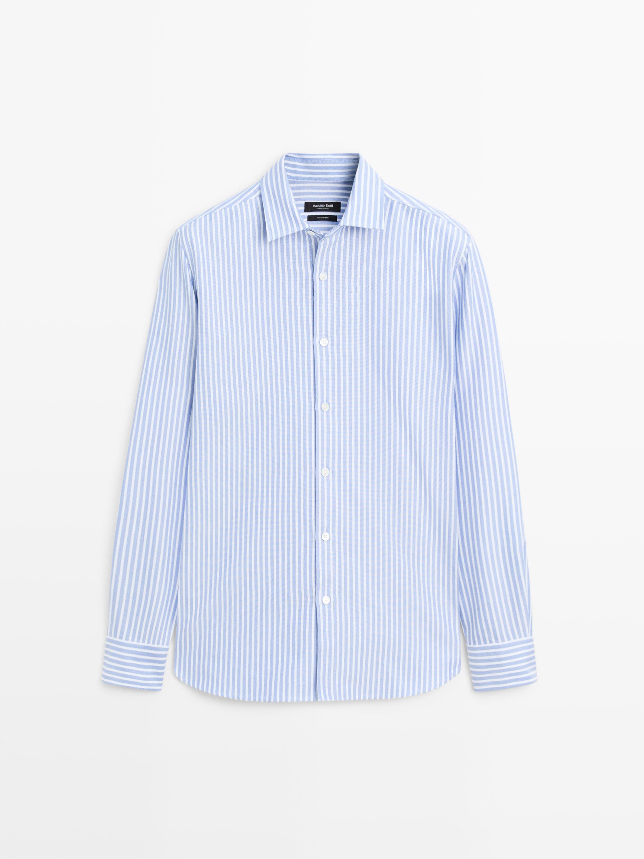 Chemise oxford à rayures regular fit