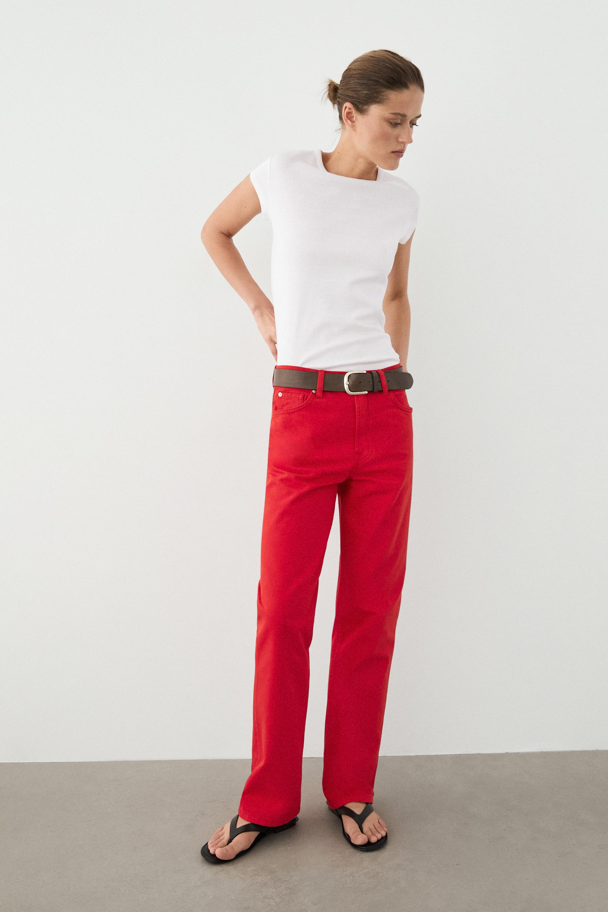 100% mercerised cotton short sleeve T-shirt — WHITE