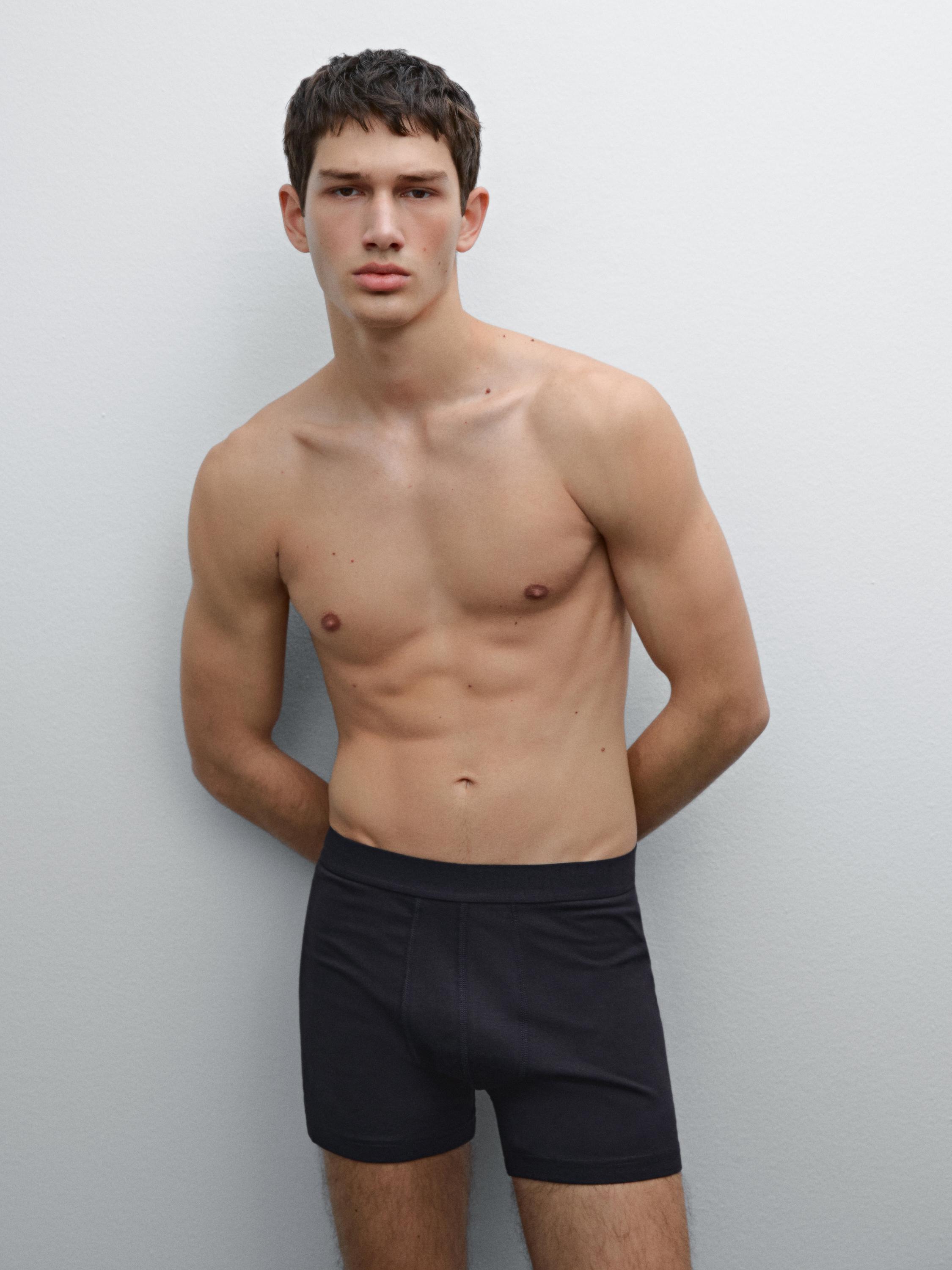 سروال داخلي من القطن المخلوط