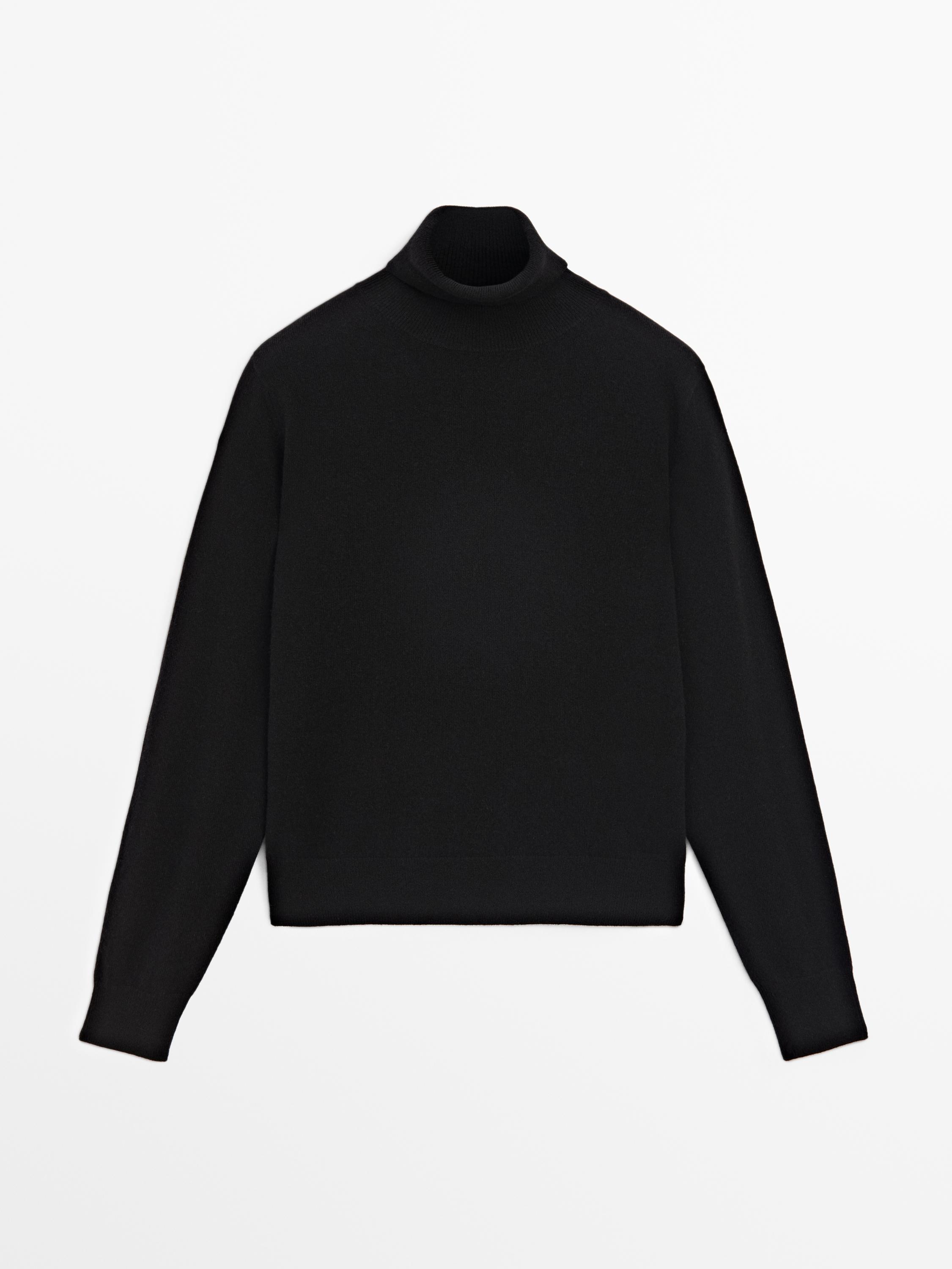 Wool blend turtleneck sweater