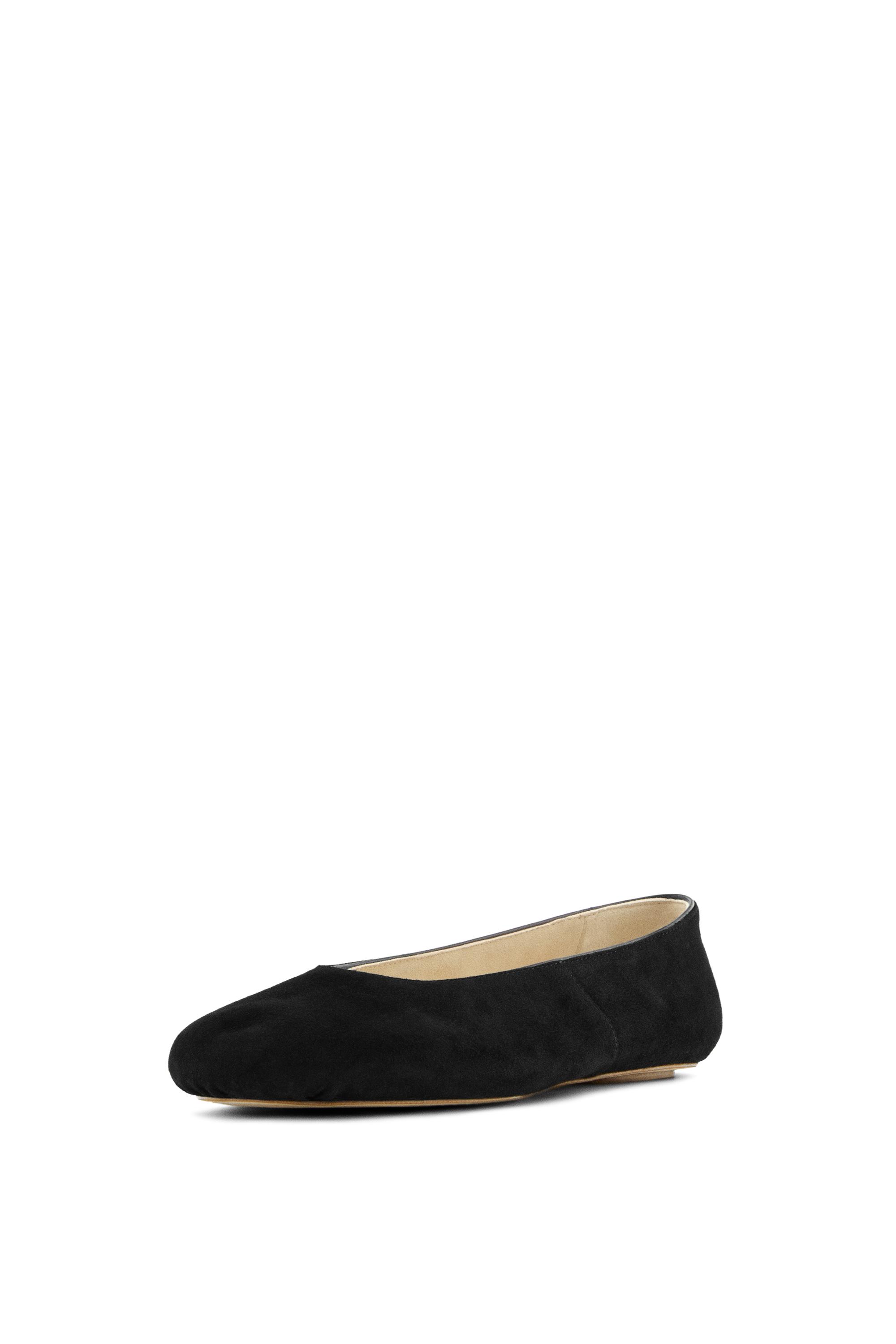 Soft leather ballet flats - Limited Edition — BLACK