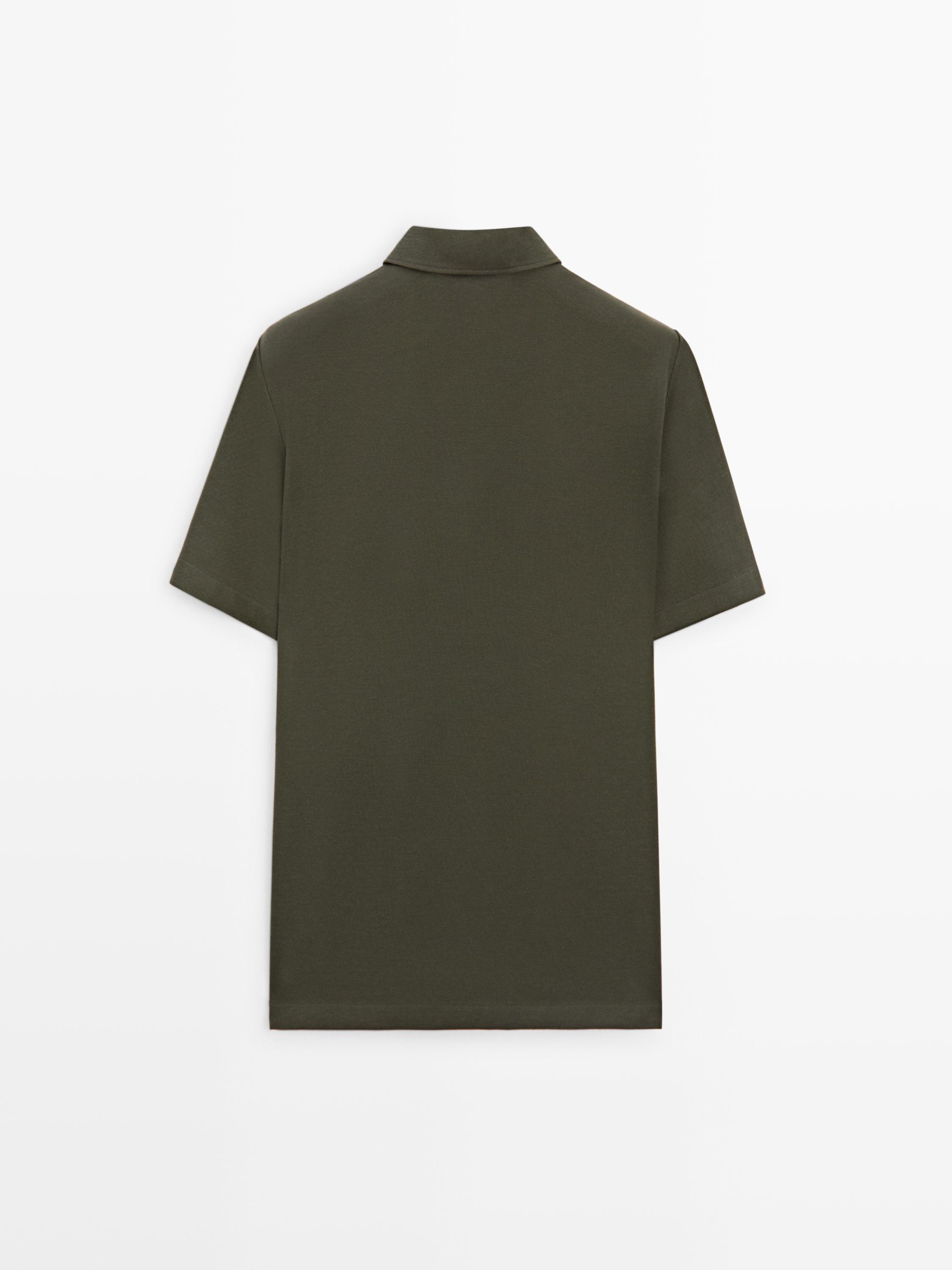 Short-sleeved polo shirt, 100% cotton
