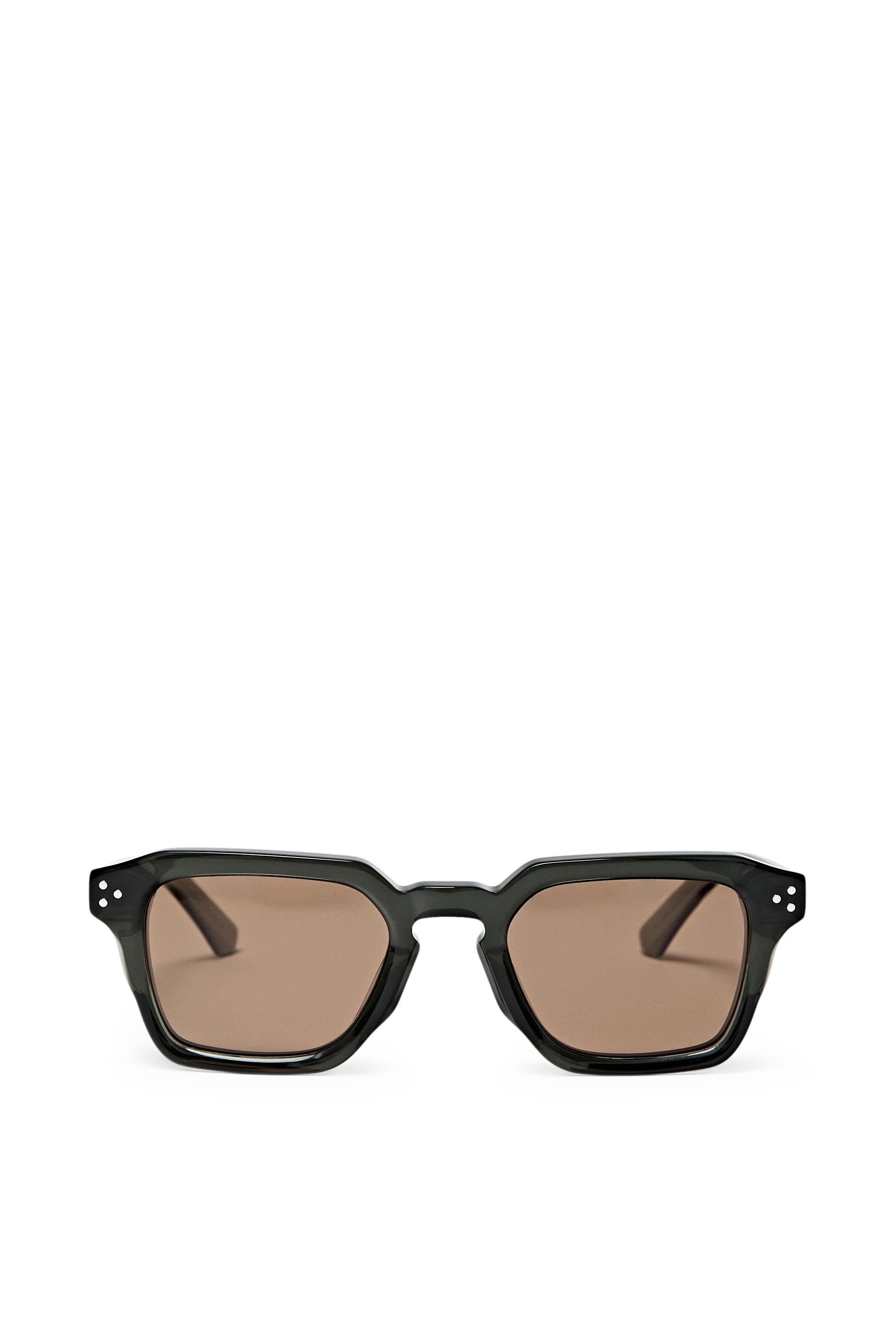 Rectangular sunglasses — GREEN