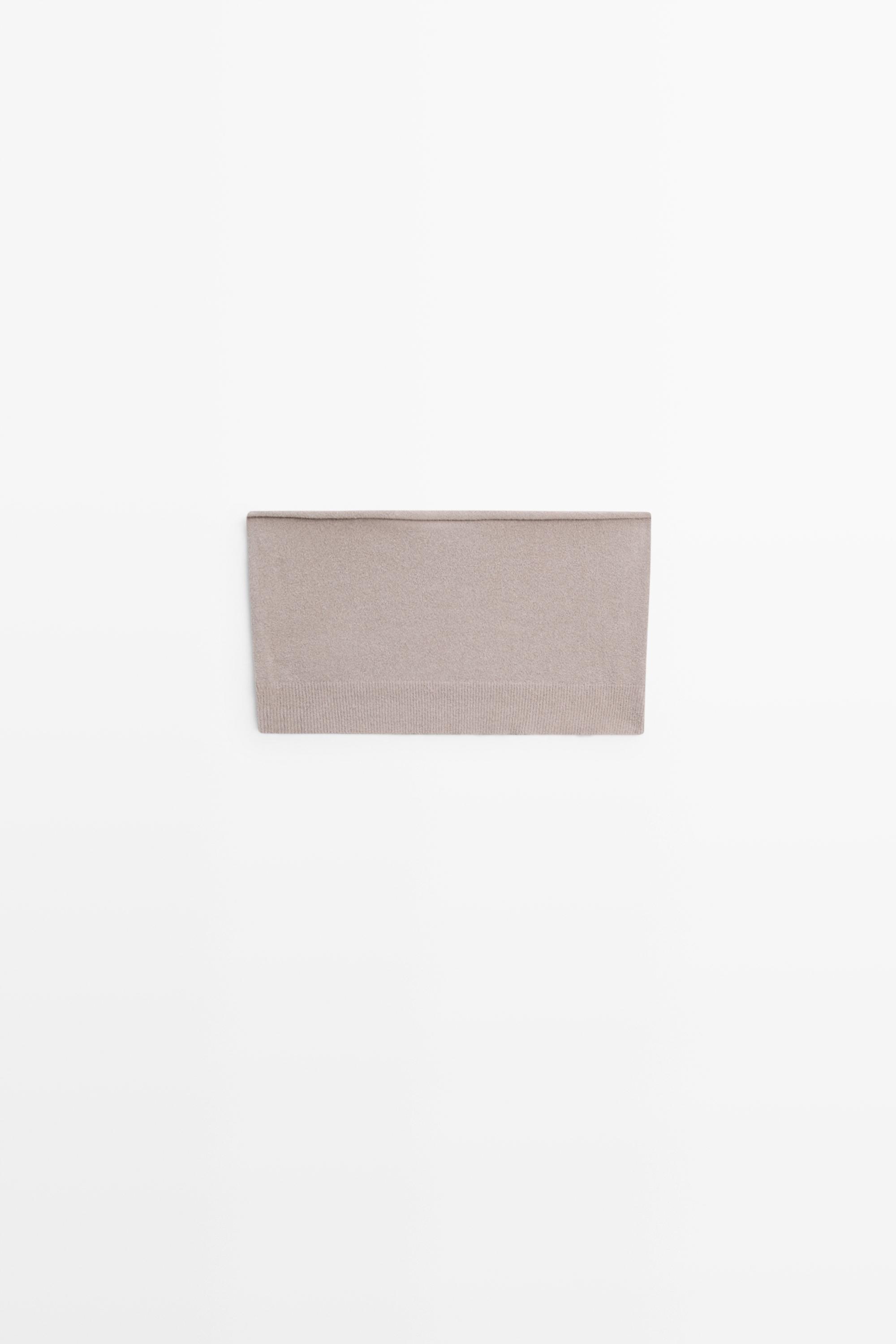 Button-detail bandana - STUDIO — MOLE BROWN