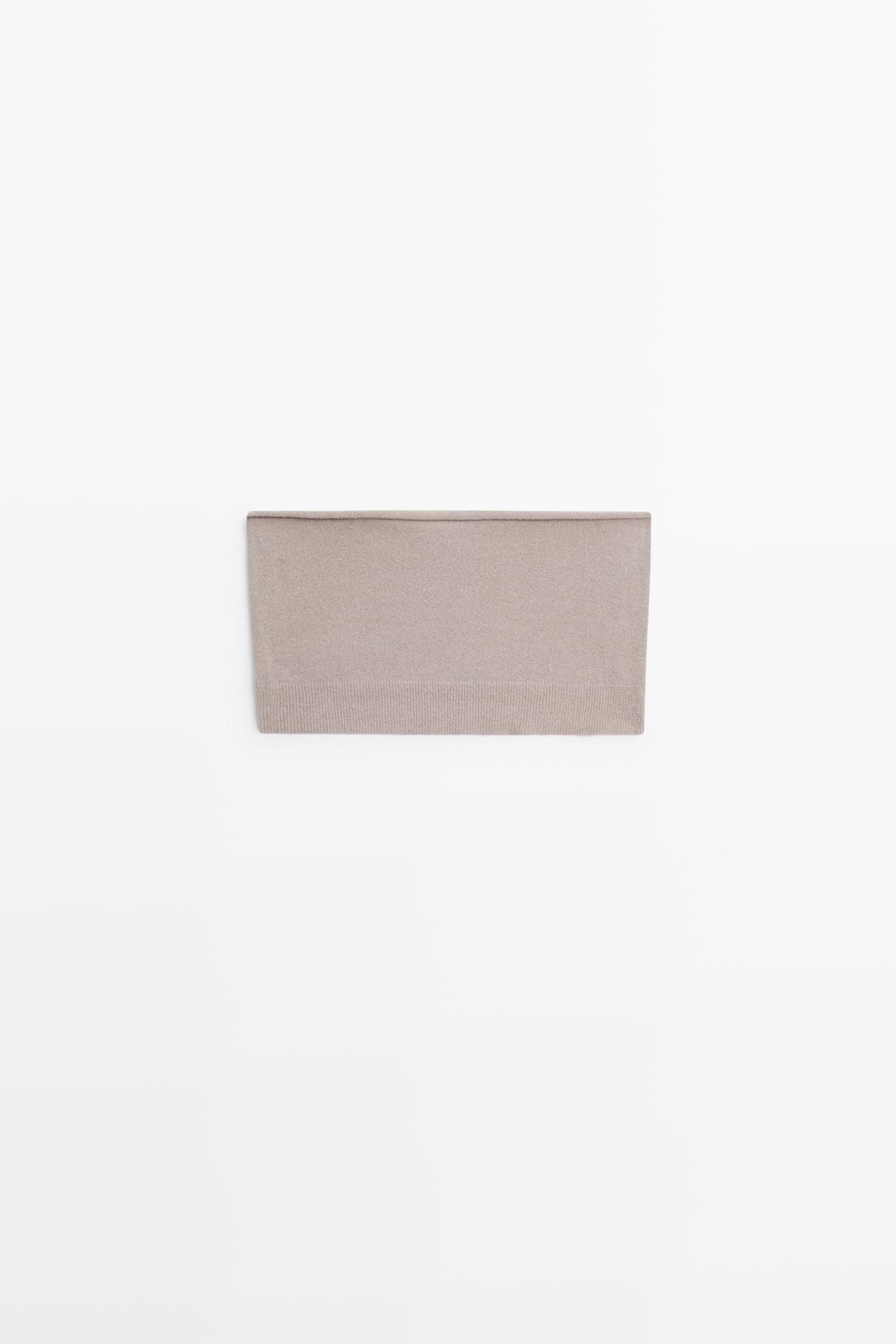 Button-detail bandana - STUDIO — MOLE BROWN