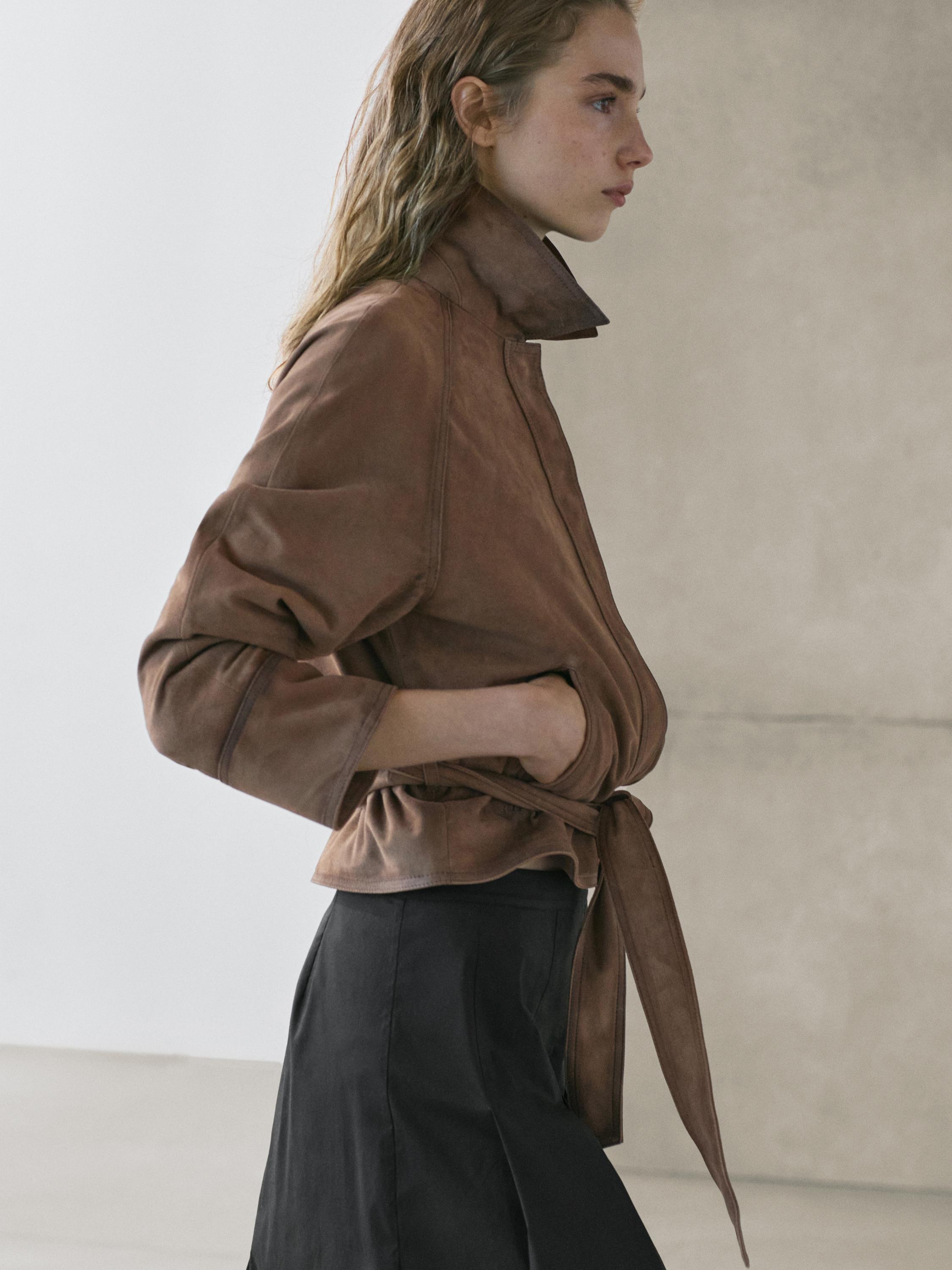 Pamuk karışımlı pilili midi etek