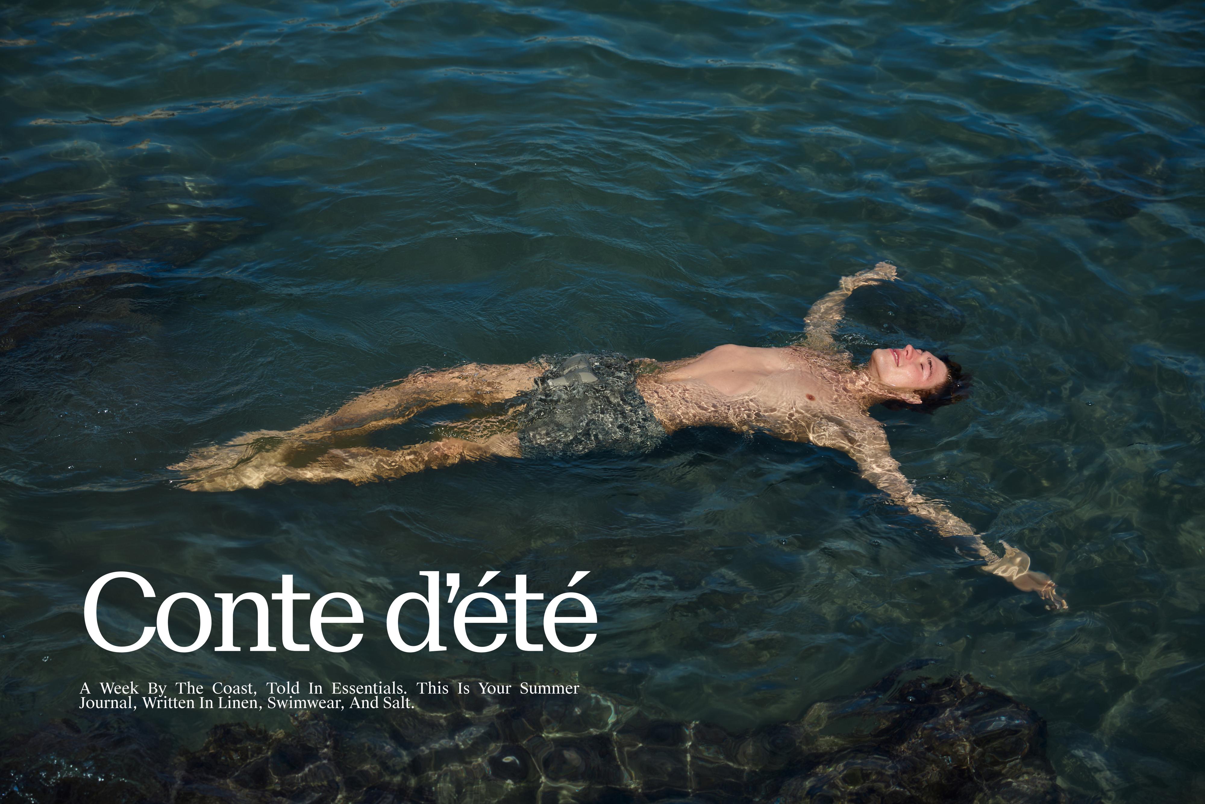 Printed swimming trunks