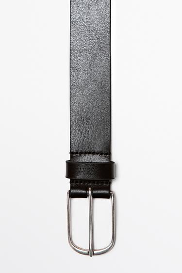 Nappa leather belt — BLACK 5