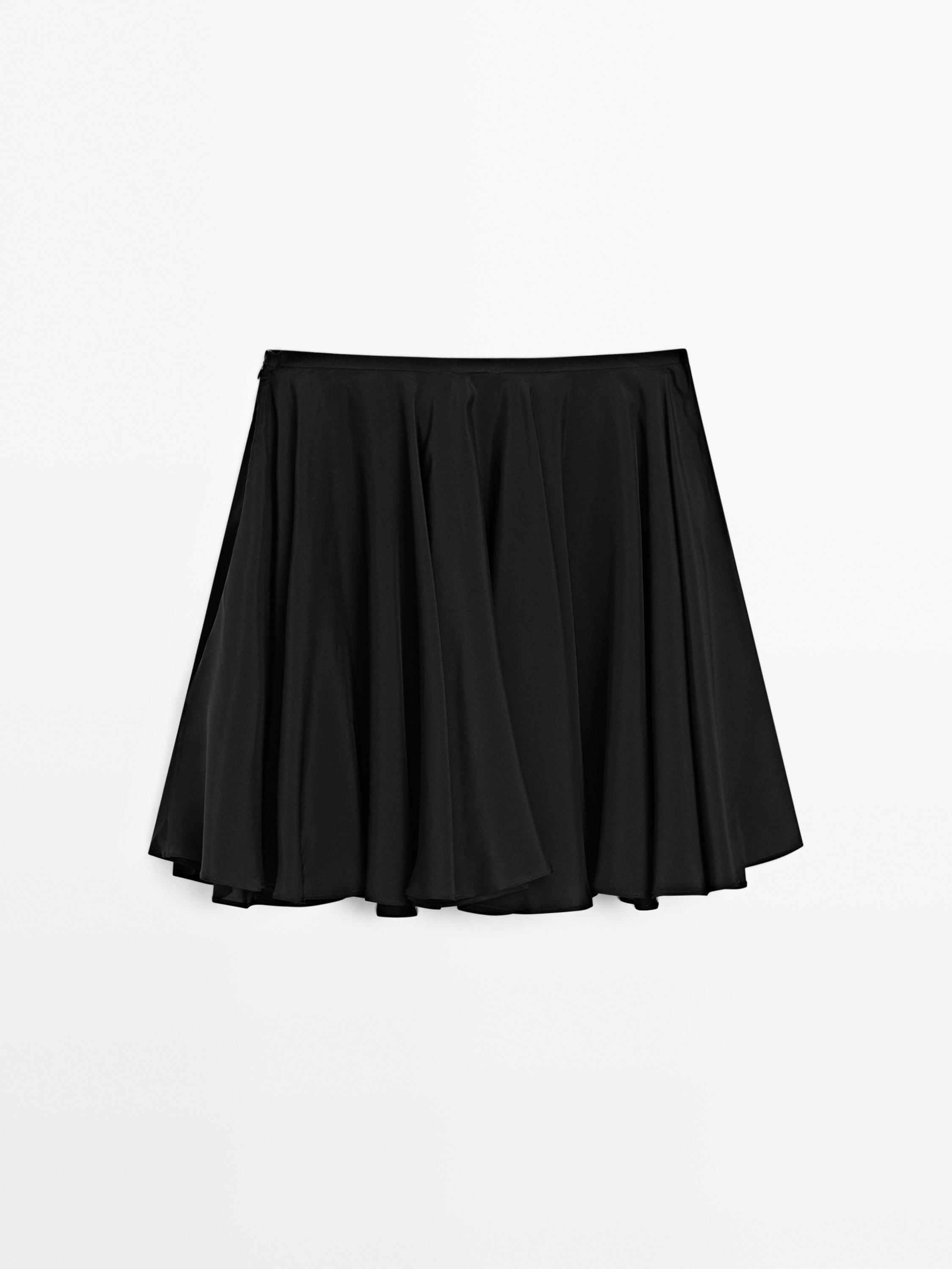 Korte Rok Zwart Tricot Rokje Tricot Rok Zwart DAMES H&M NL