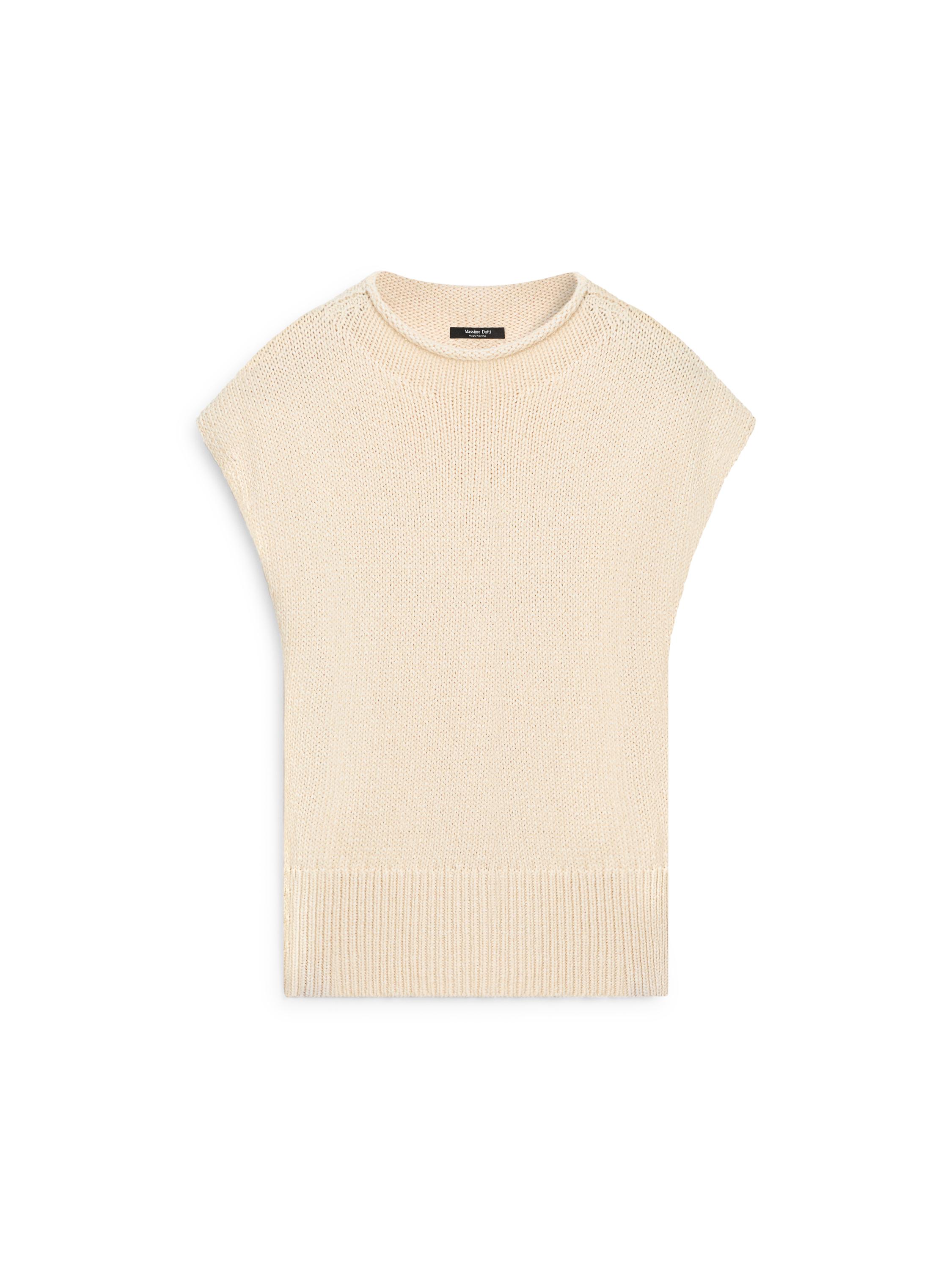 Pamuk karışımlı triko yelek