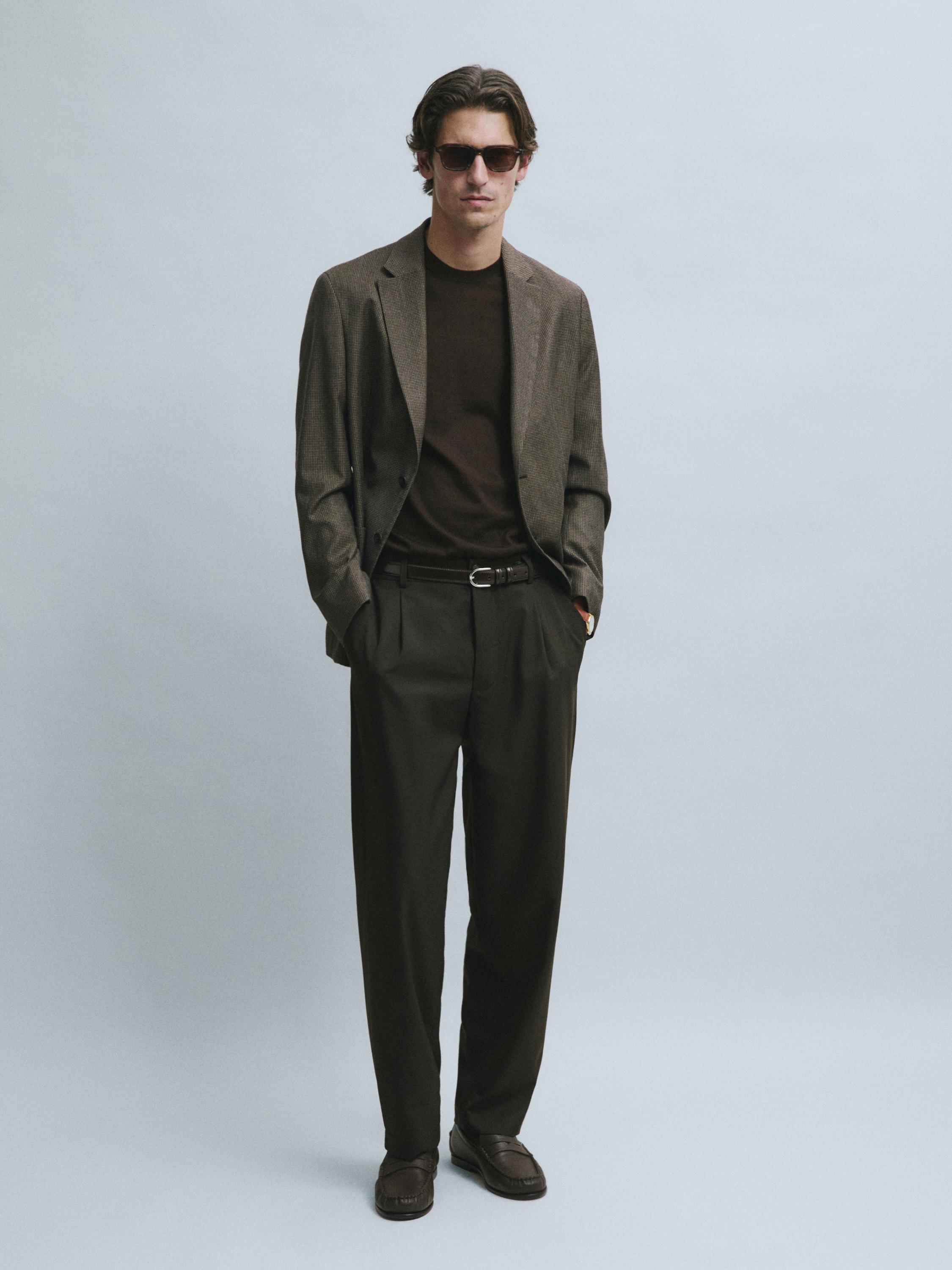 Blazer en laine avec poches