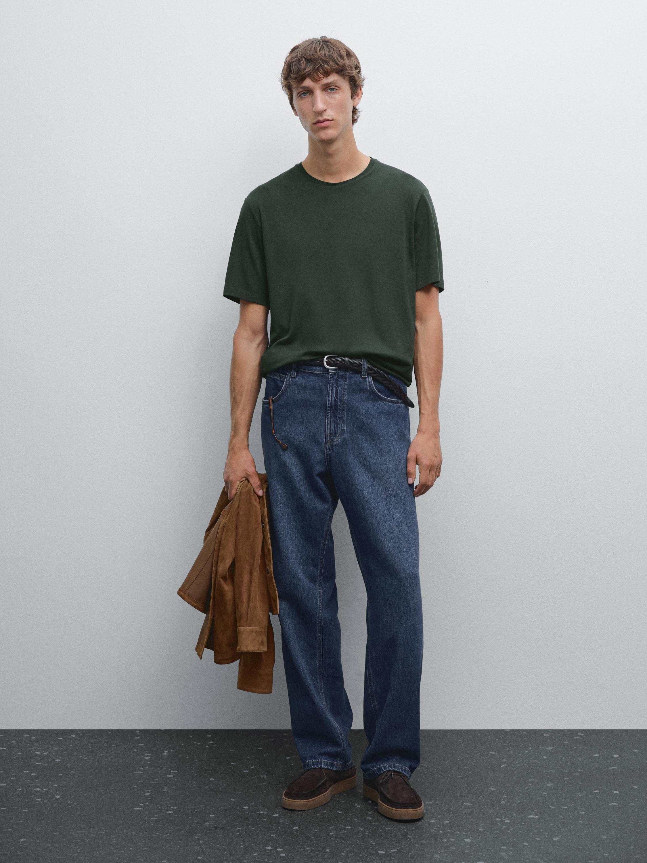 Cotton blend T-shirt