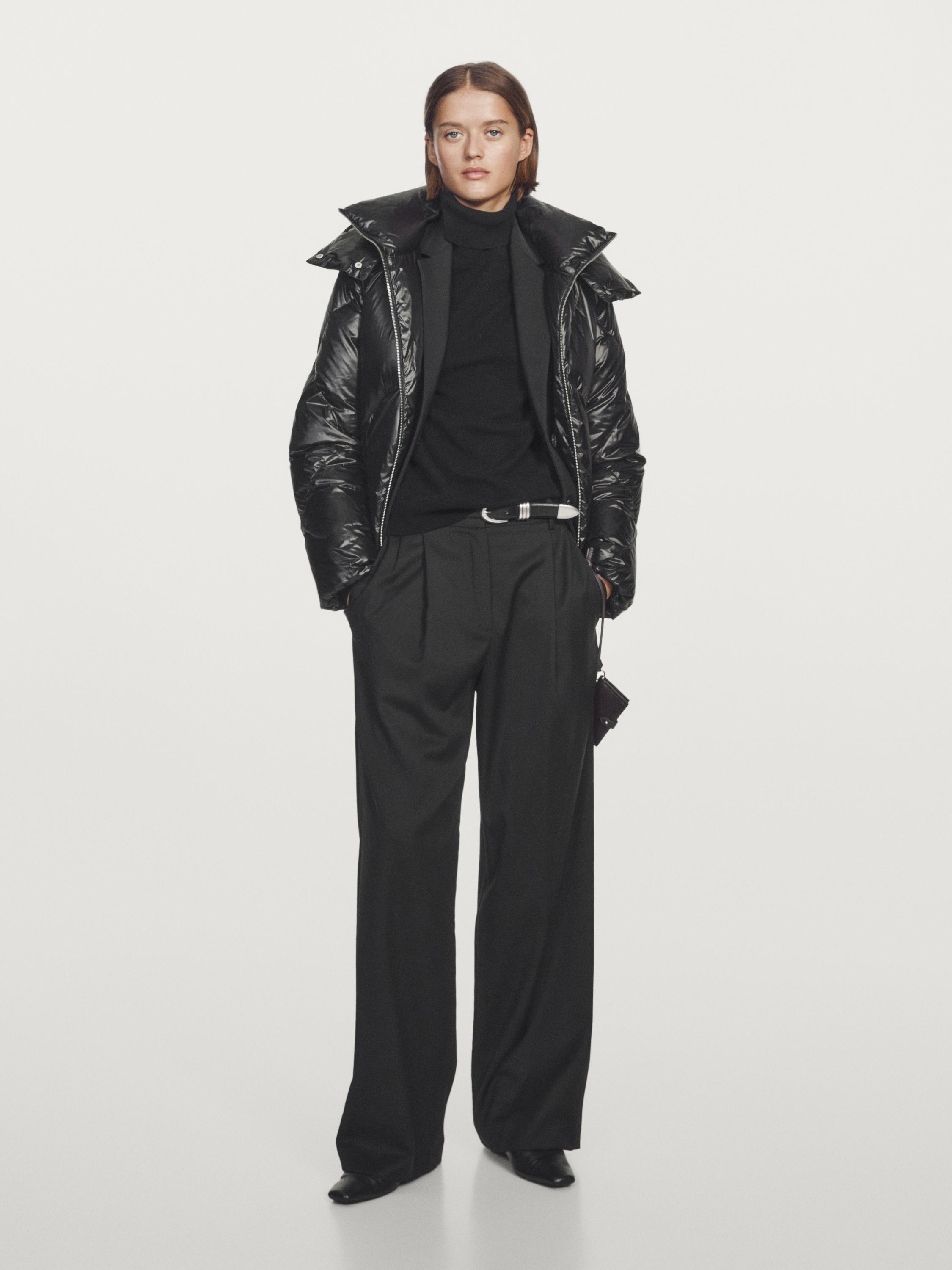 Water-repellent puffer jacket