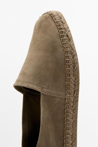 Leather espadrilles — SAND 6