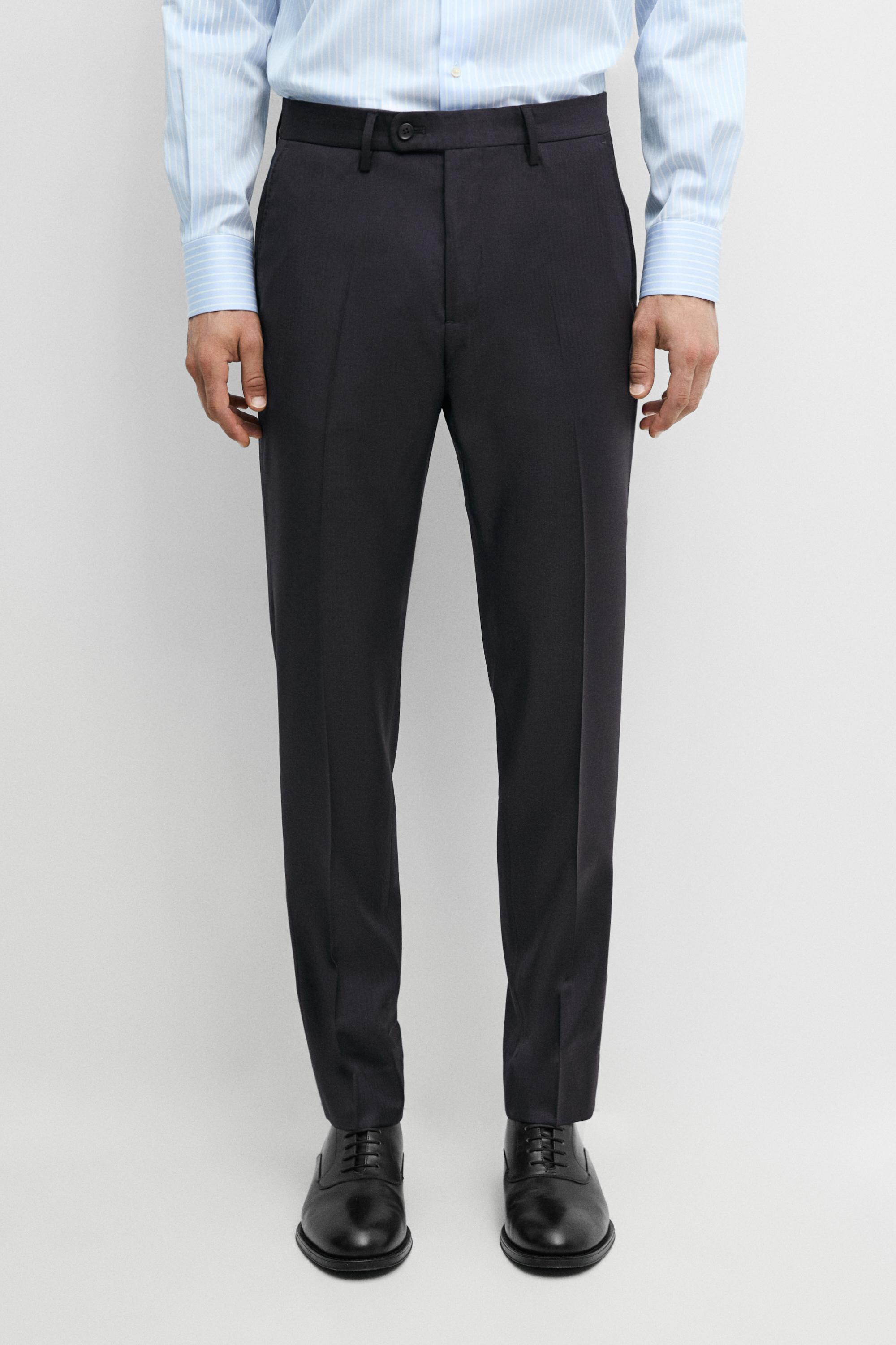 Pantalón traje lana fría