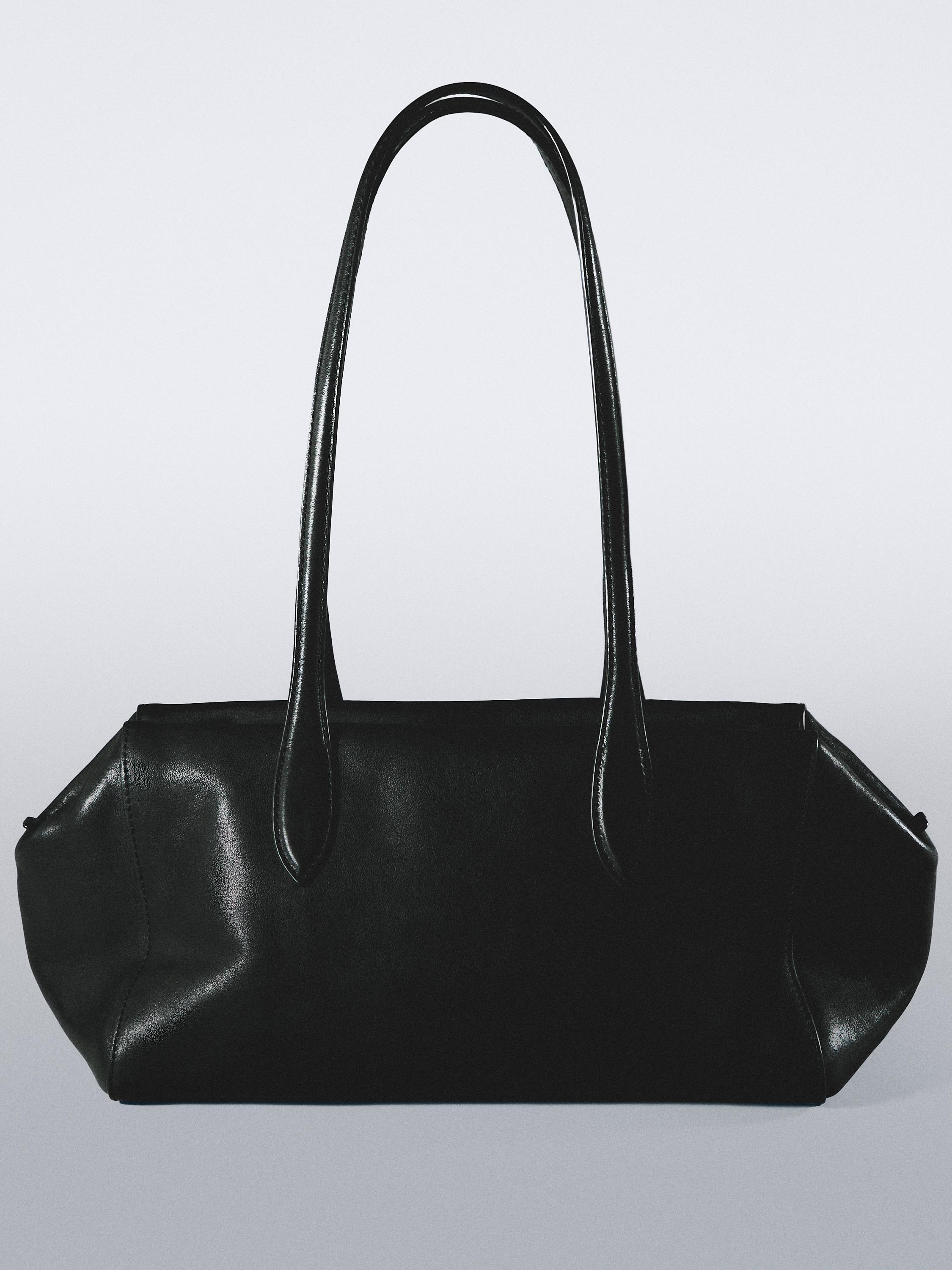 Bolso satchel piel napa