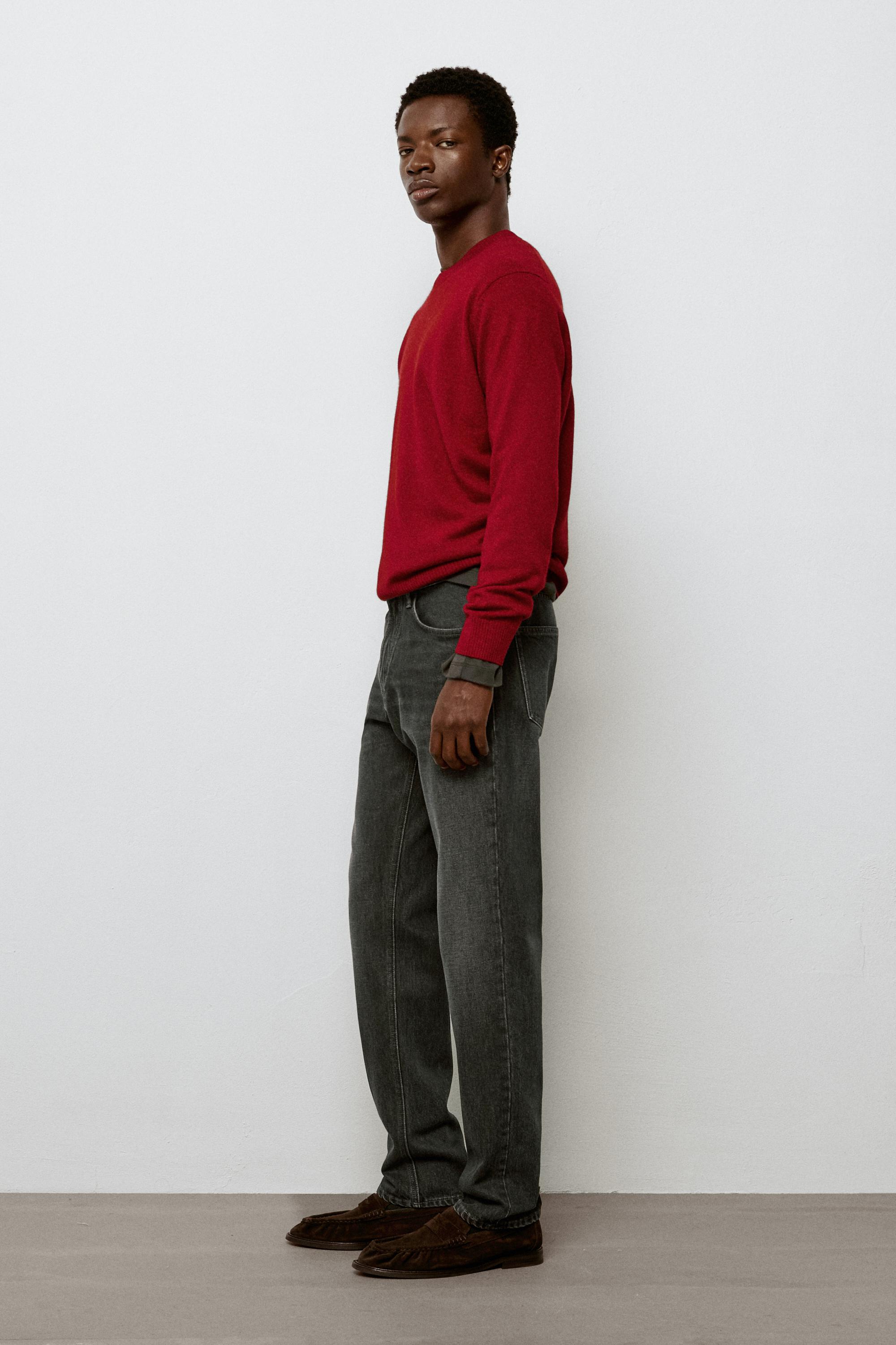 Tapered fit jeans — GREY