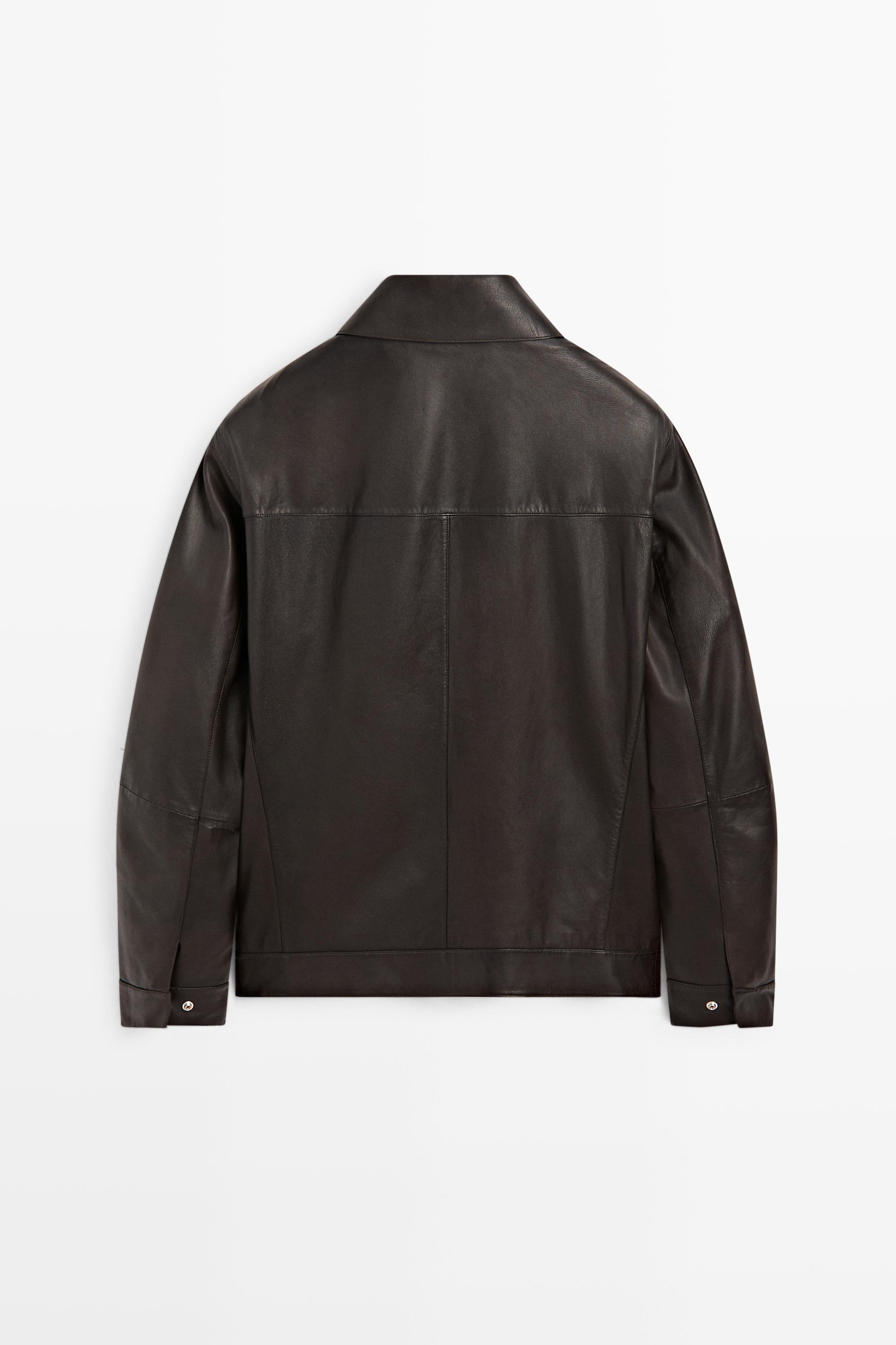 Massimo Dutti Cepli napa deri ceket