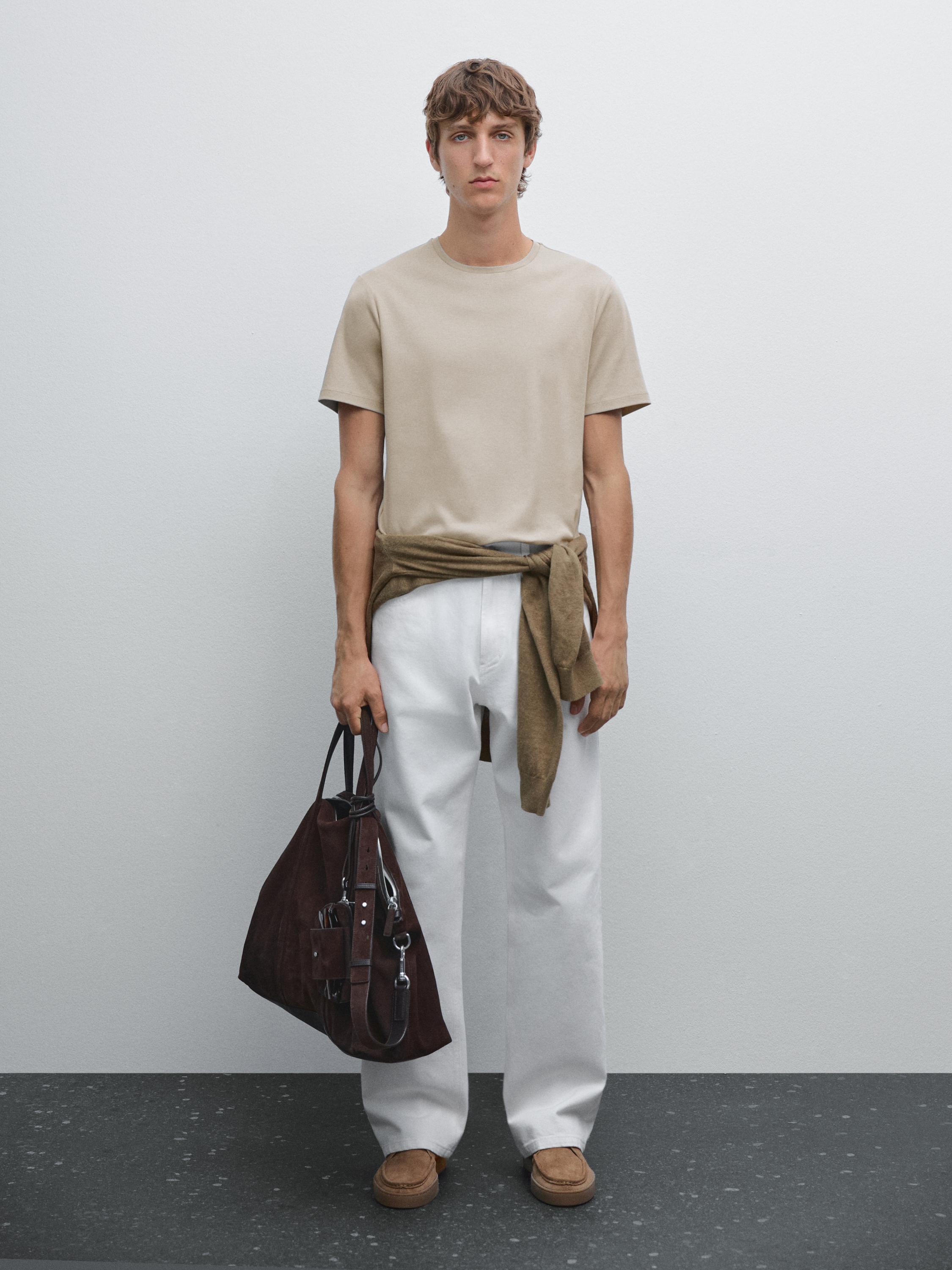 Cotton blend T-shirt