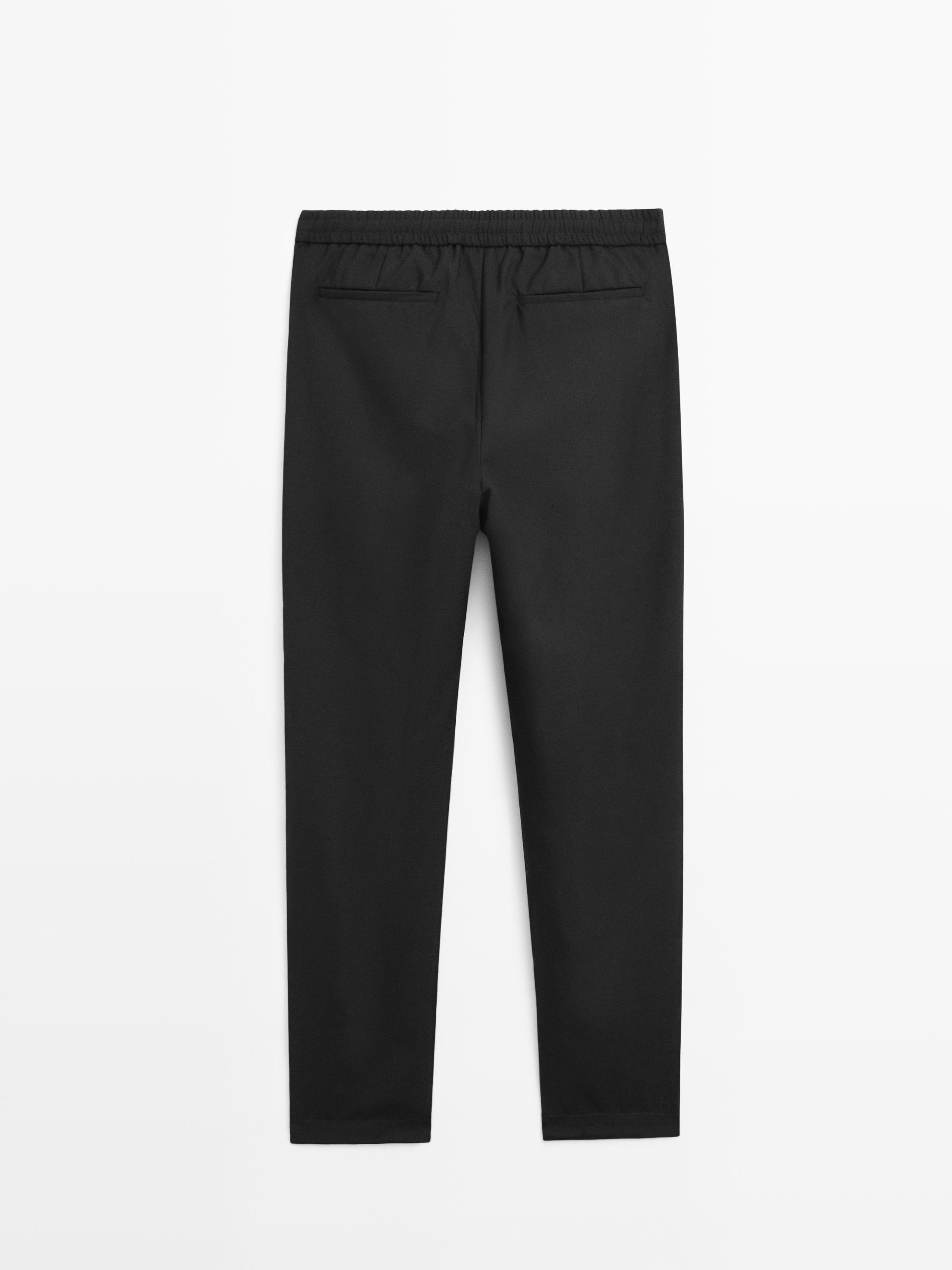 Pantalón jogger fit 100 % algodón