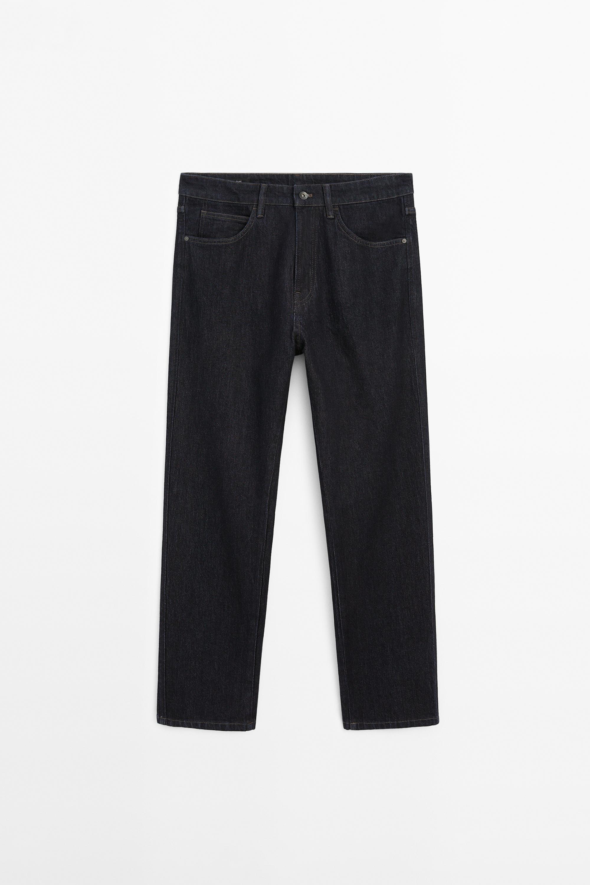 Tapered fit jeans — NAVY BLUE