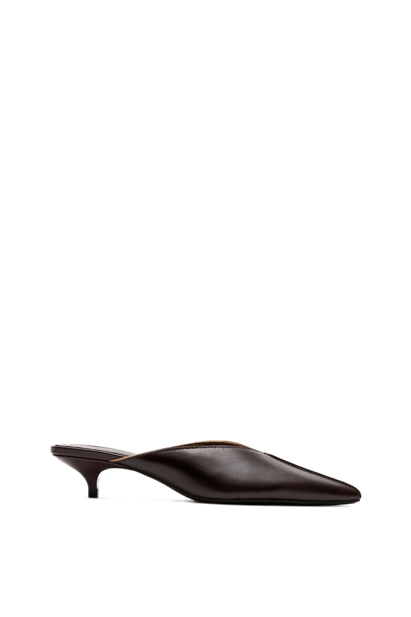 Massimo Dutti Arkası açık topuklu ayakkabı