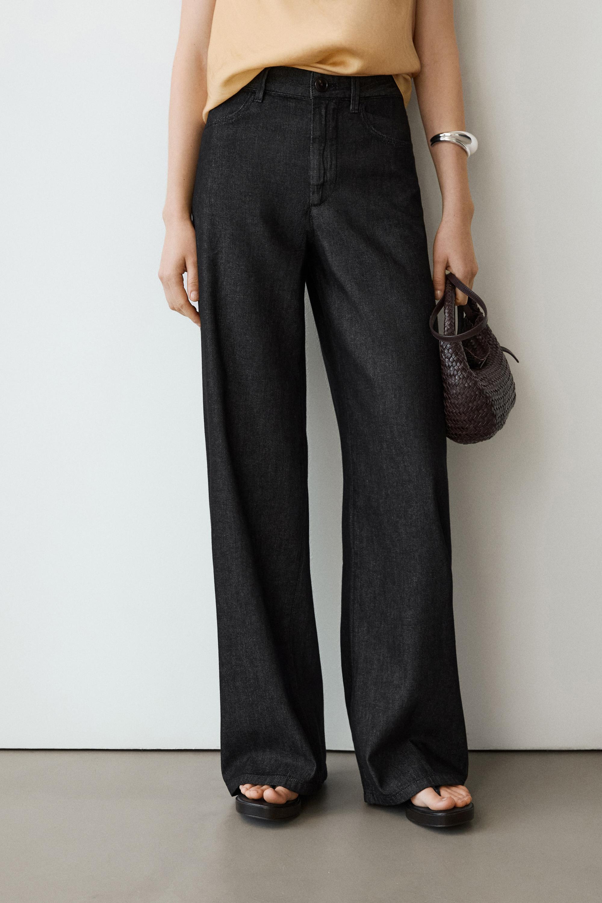 Barrel fit jeans — BLACK