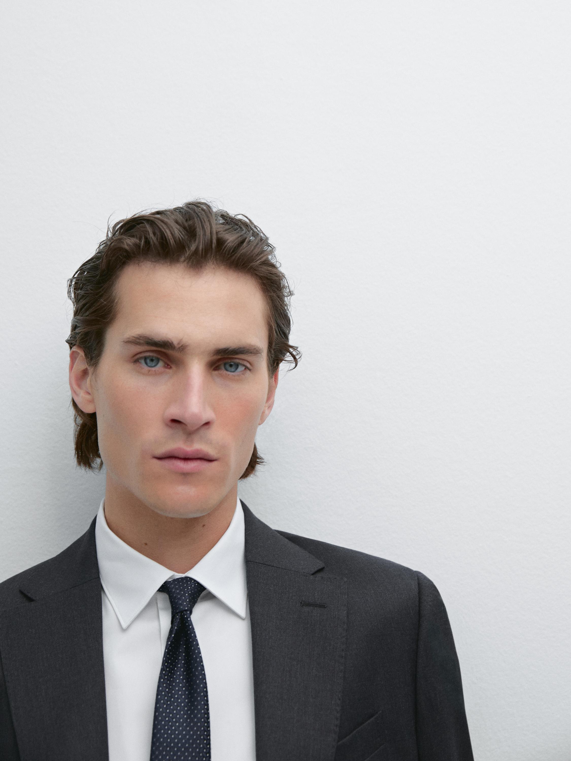 100% wool suit blazer