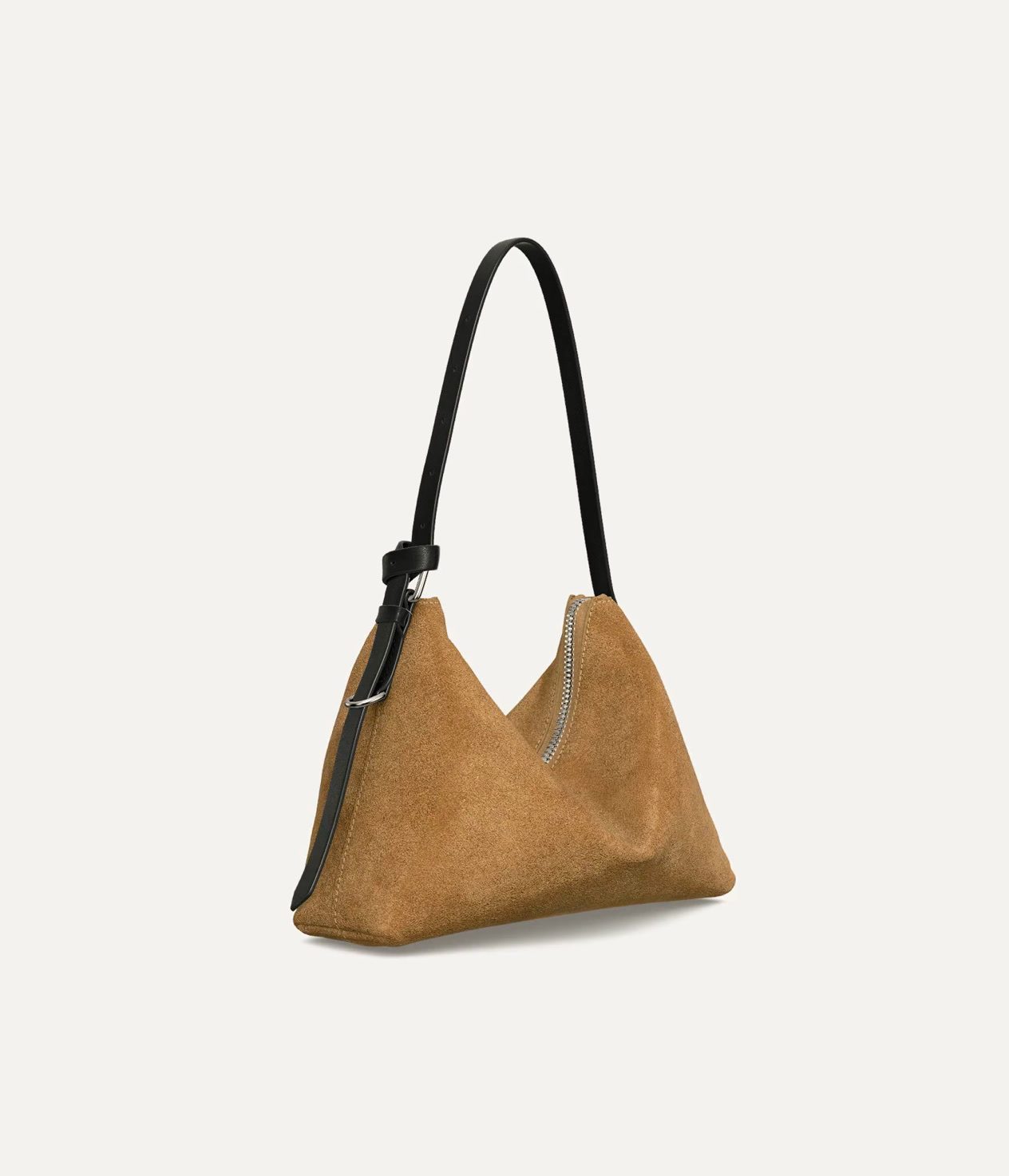 Small split suede leather bag