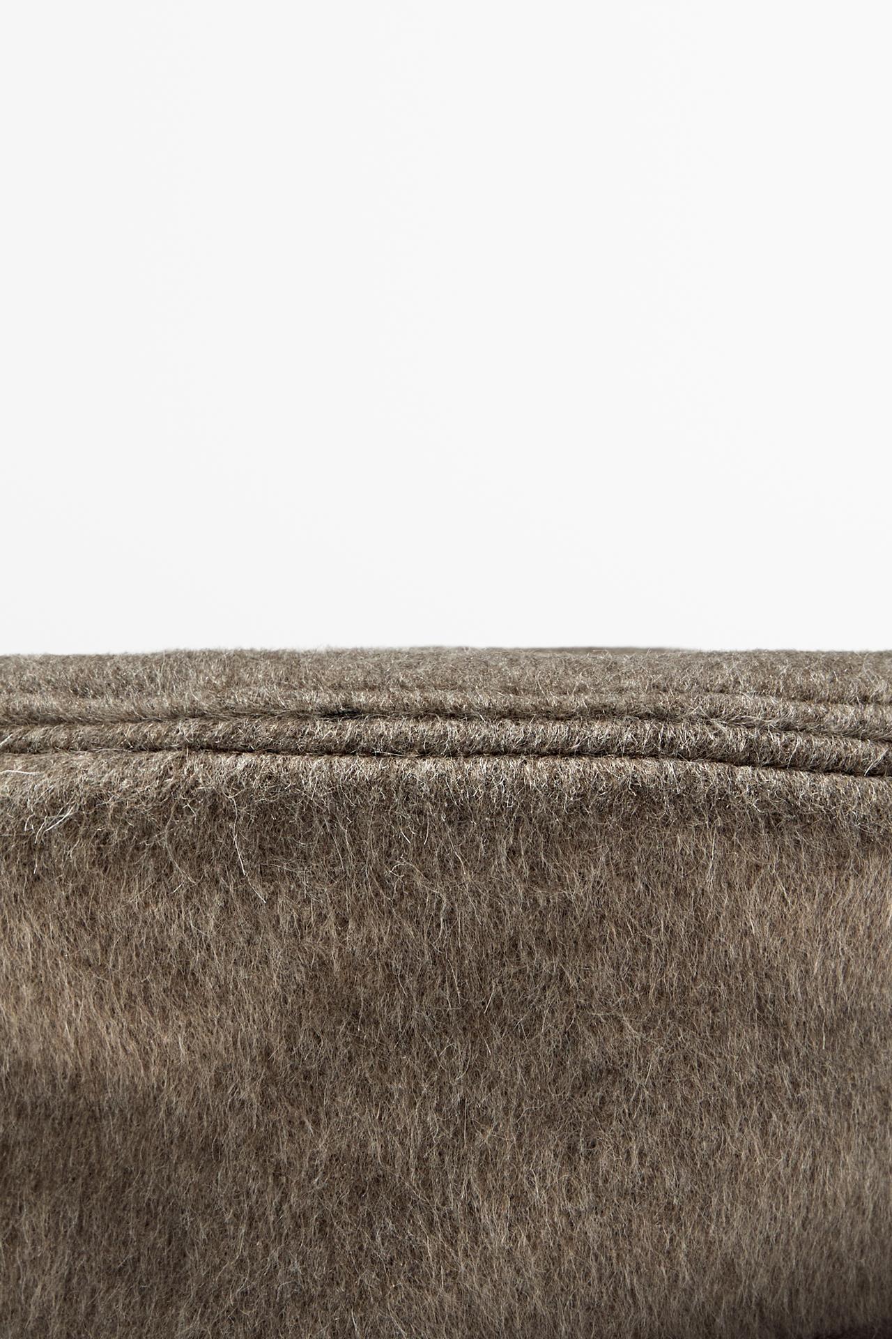 Wool-blend beret — DARK KHAKI