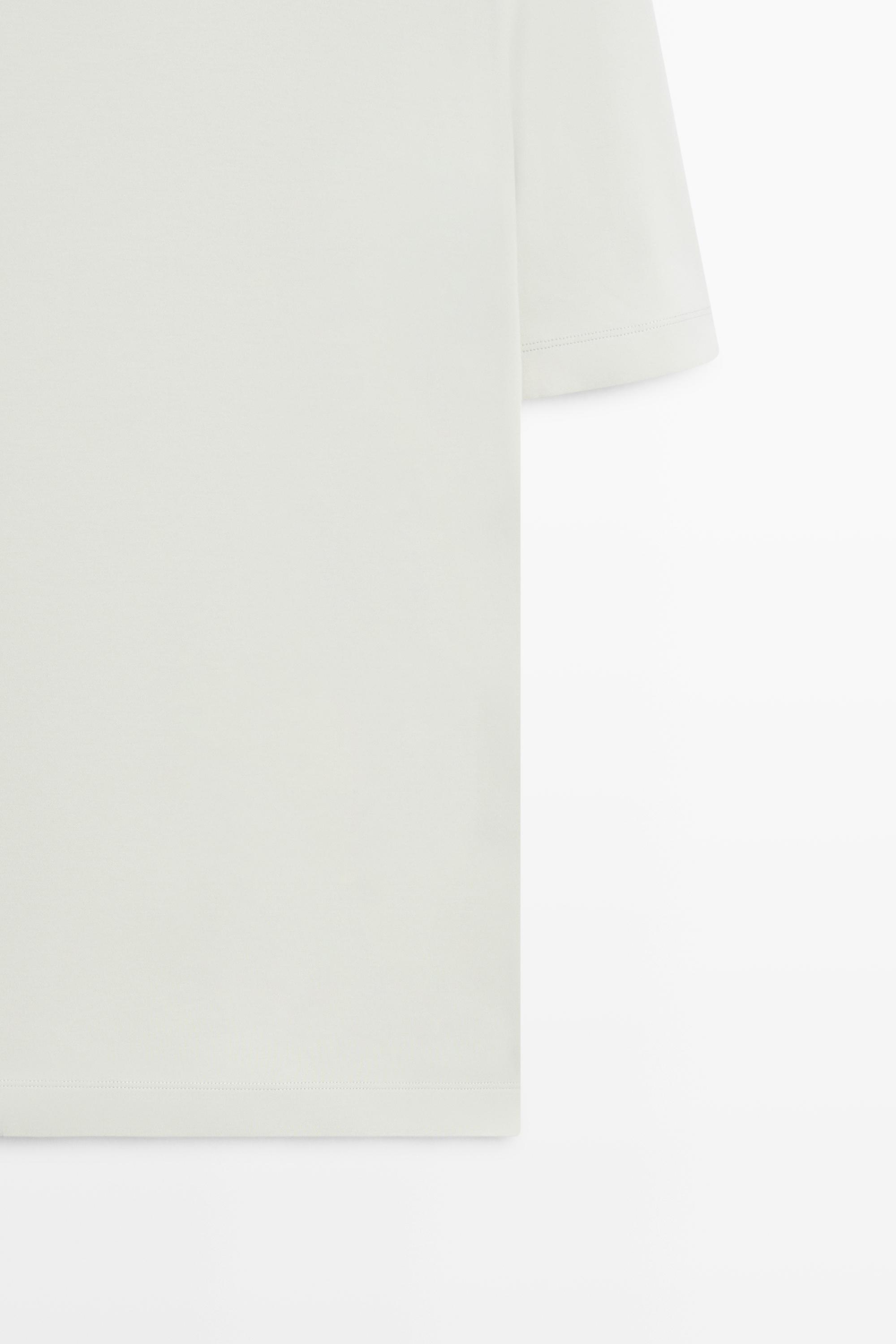 100% cotton short sleeve T-shirt — FADED SKY BLUE