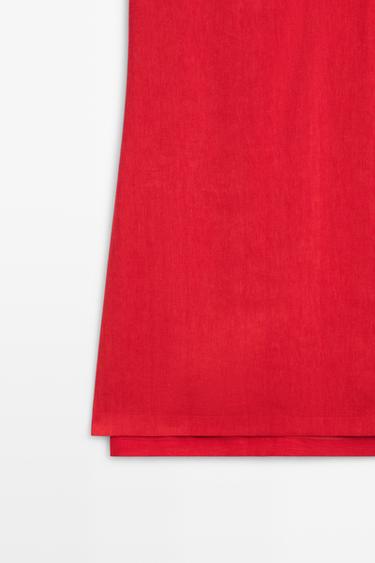 Double-layer mini dress — RED 7