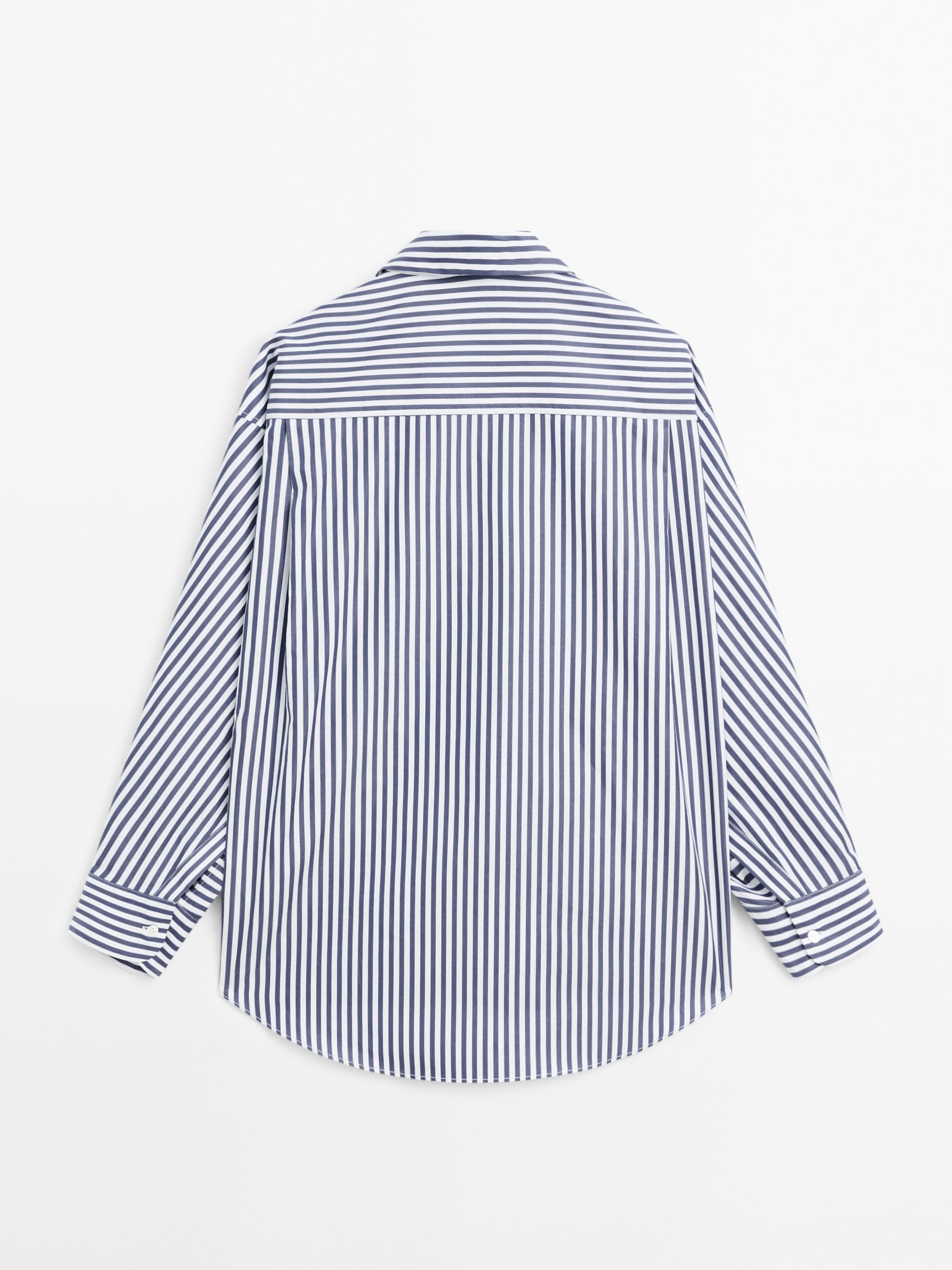 Striped oversize shirt