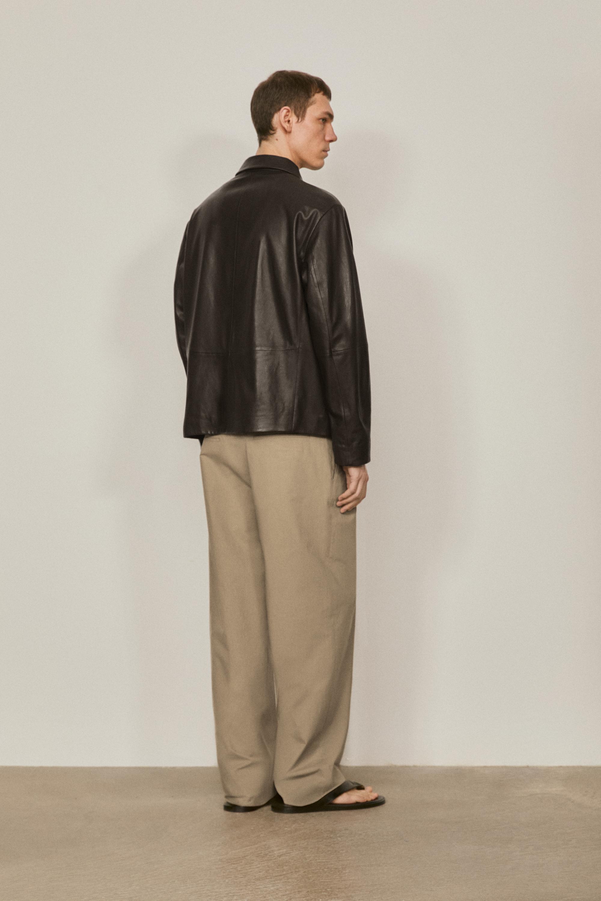 Soft nappa leather jacket - LIMITED EDITION — BROWN