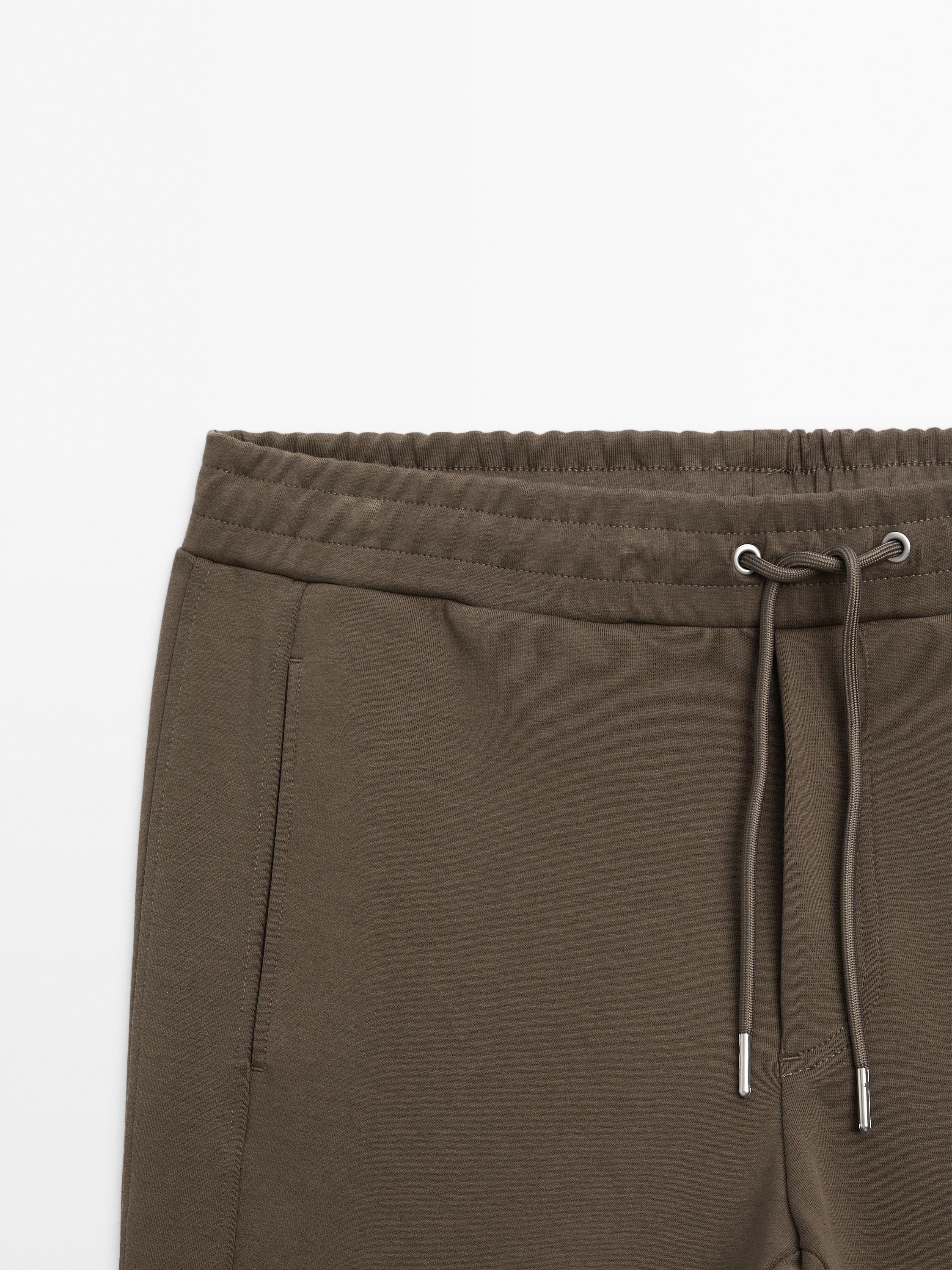 Cotton blend joggers