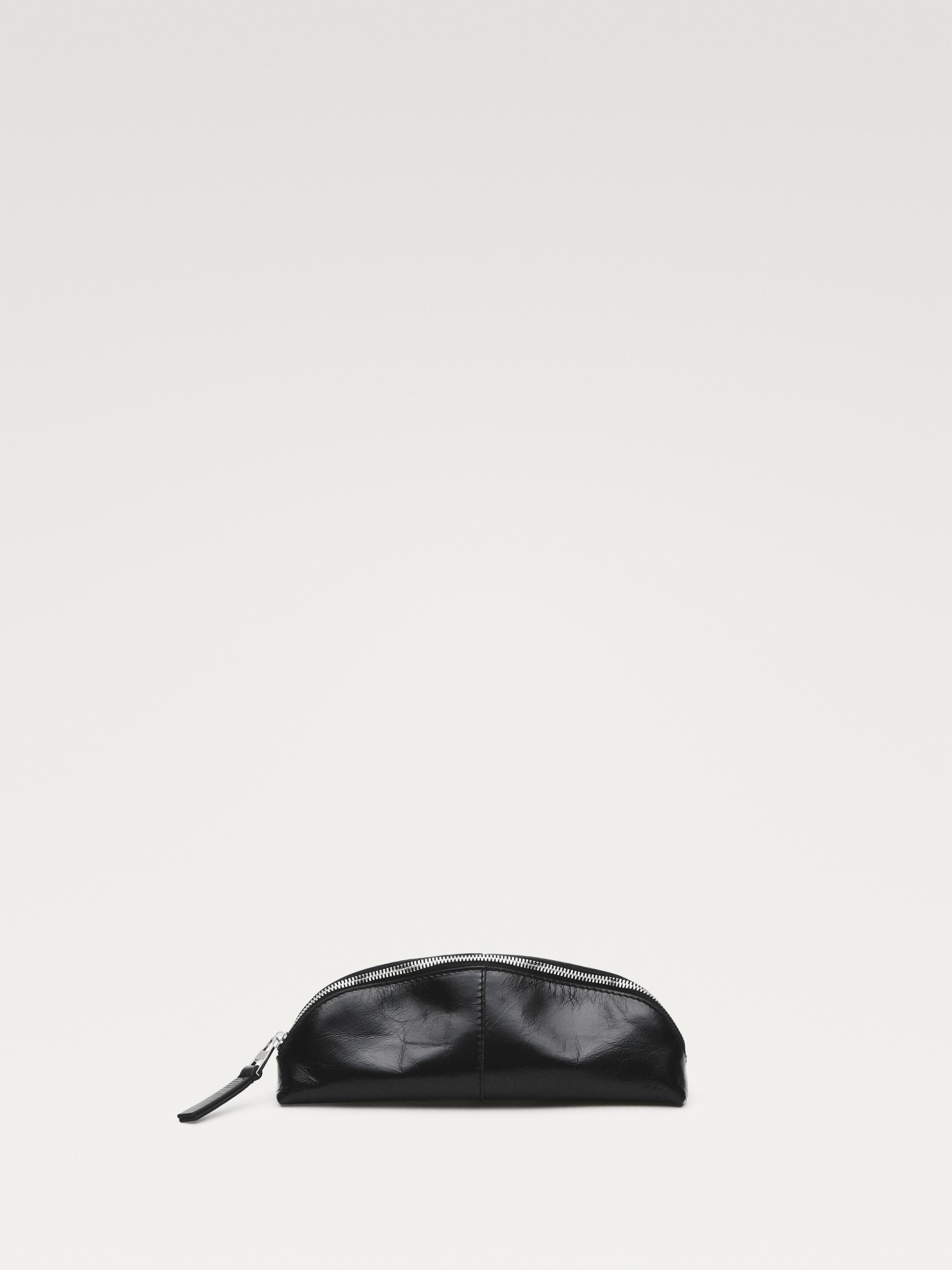 Nappa leather toiletry bag