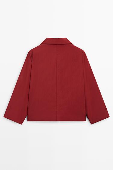Short lightweight quilted jacket — BRIGHT RED 6
