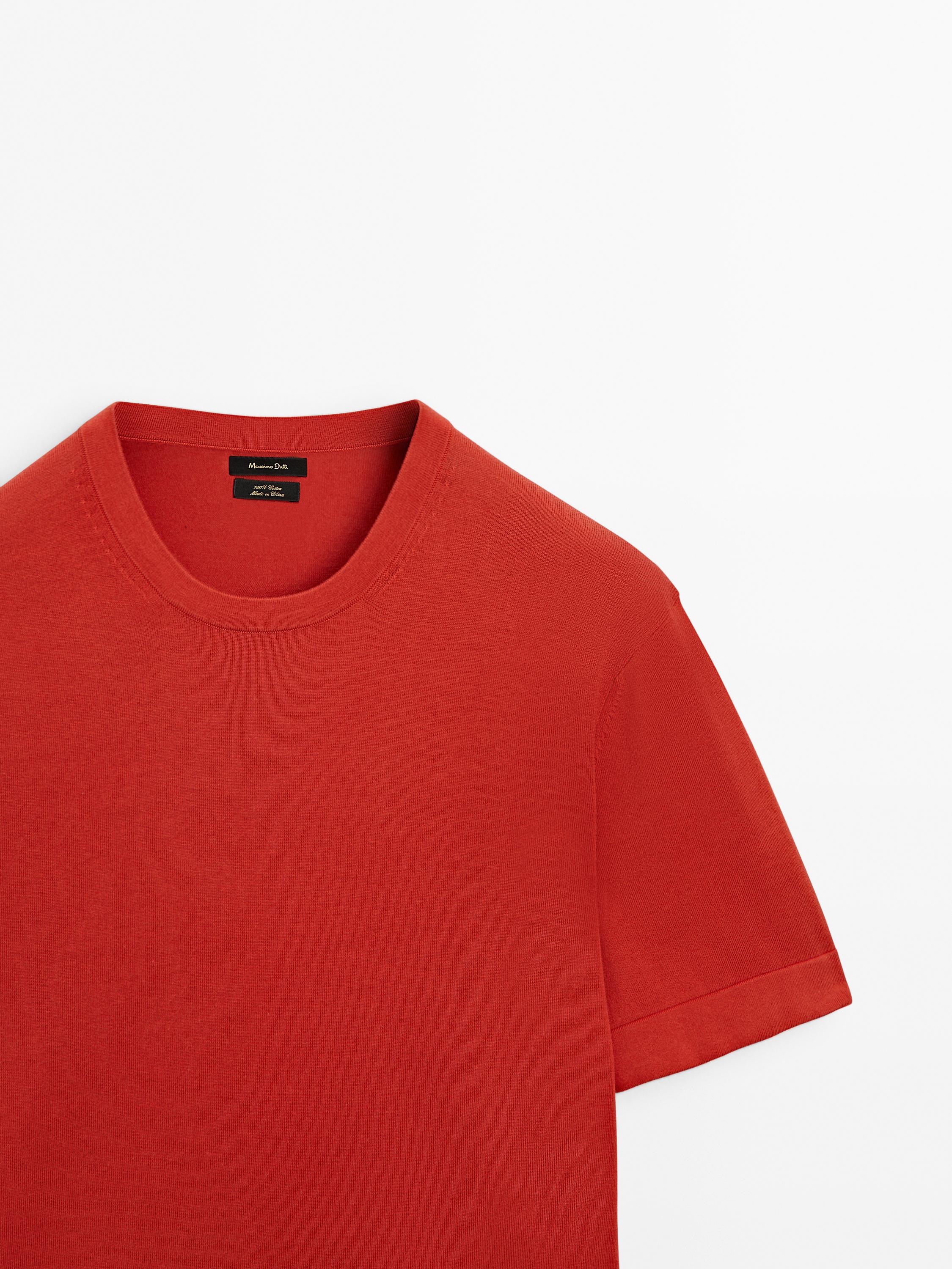 100% cotton short sleeve knit T-shirt · Green, Grey, Pearl