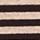 Striped long sleeve cotton T-shirt — BROWN