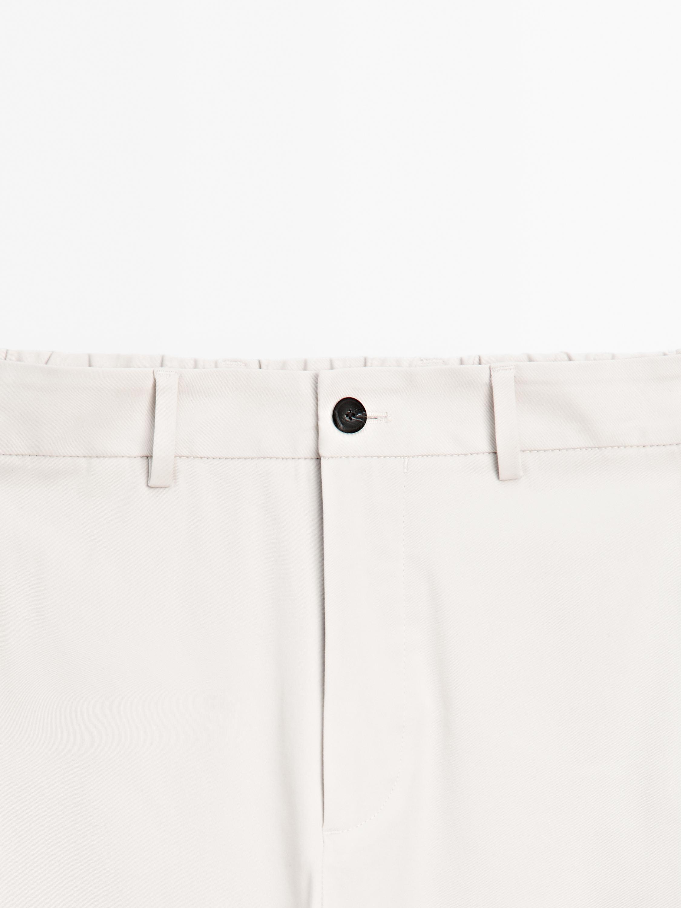 Cotton blend semi joggers