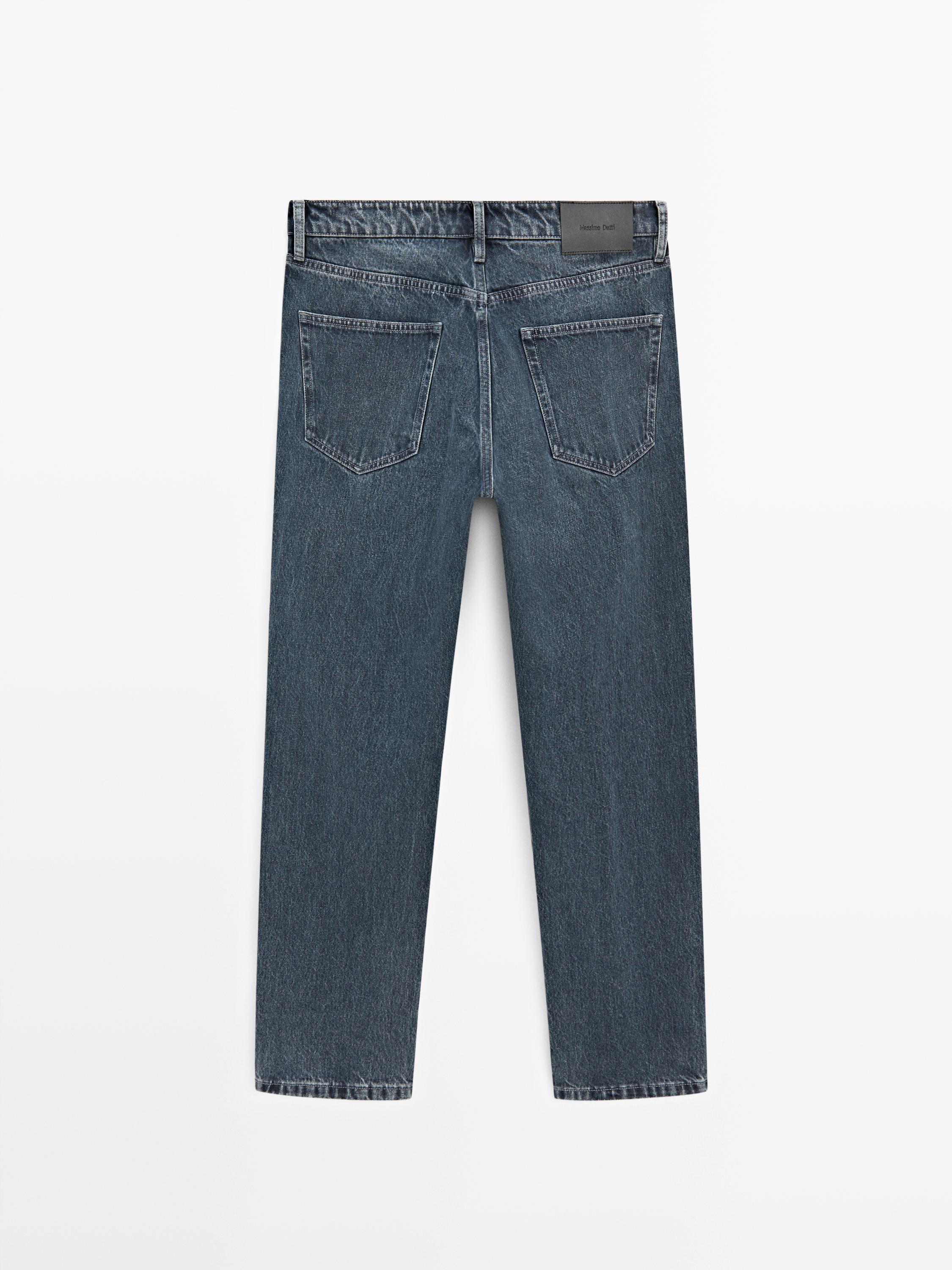 Tapered fit jeans — BLUE