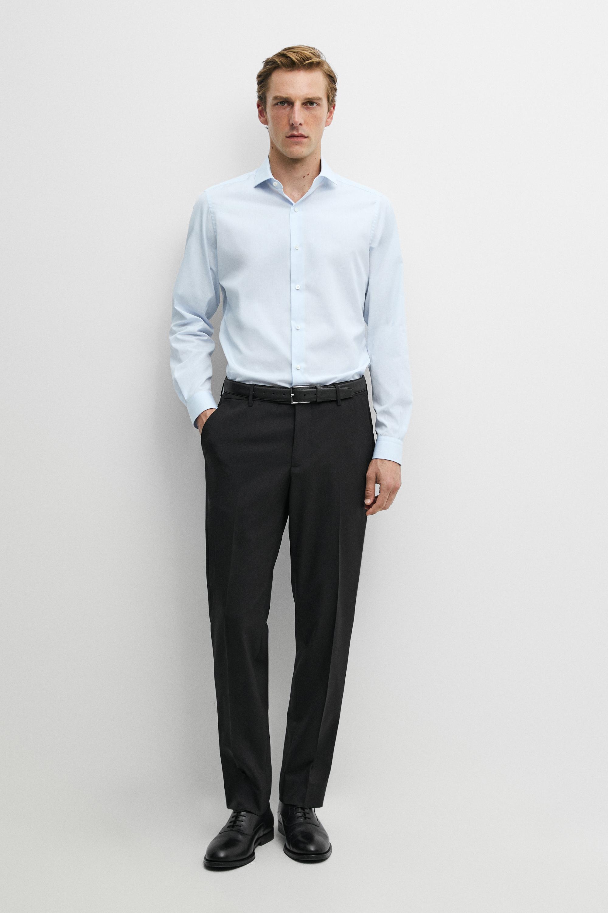 Slim fit gingham shirt