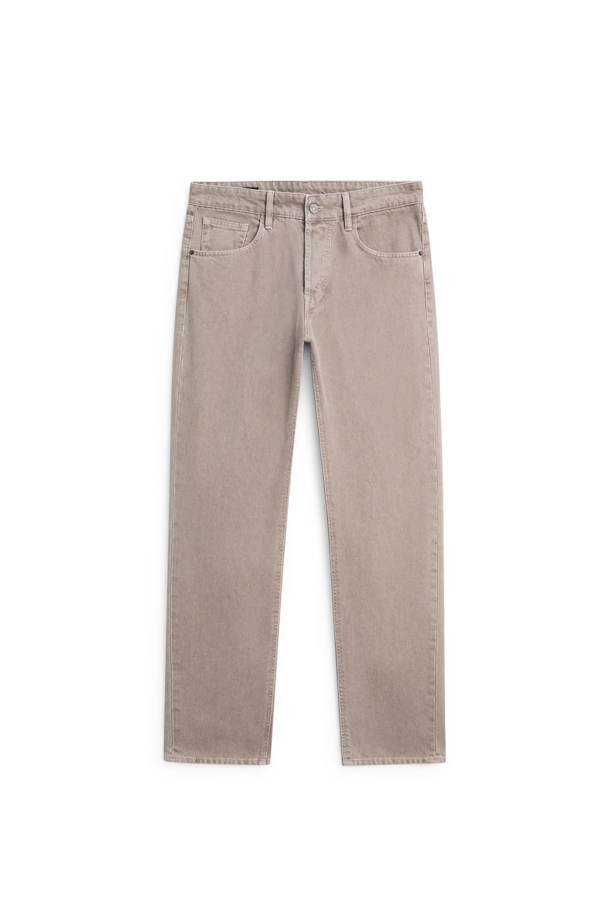 Tapered fit jeans — MINK